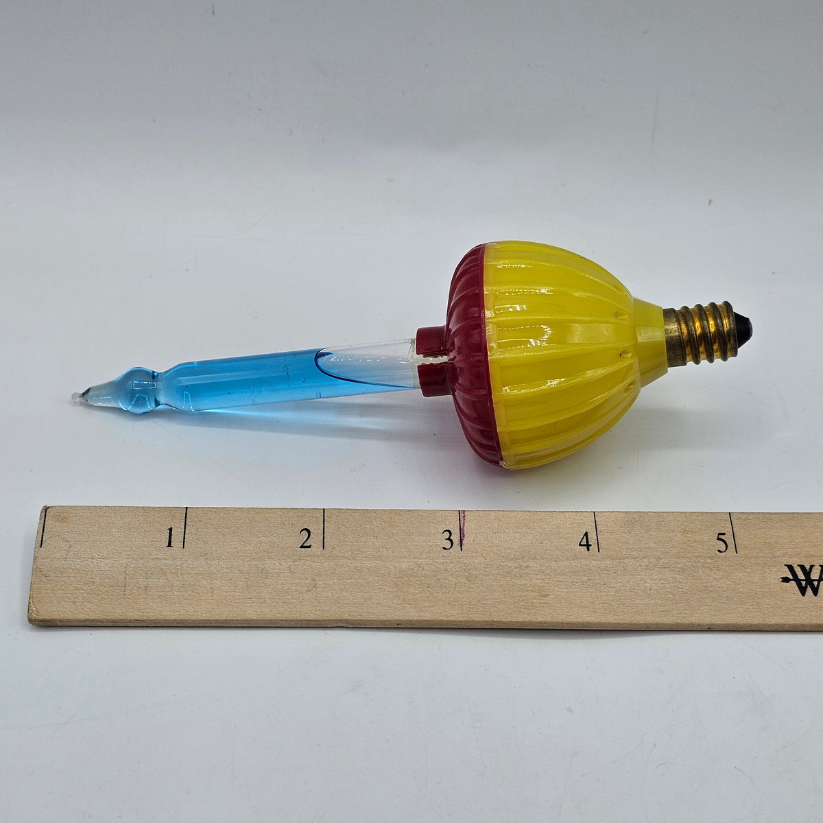 Vintage C7 Blue Bubble Light Bulb - tested and working