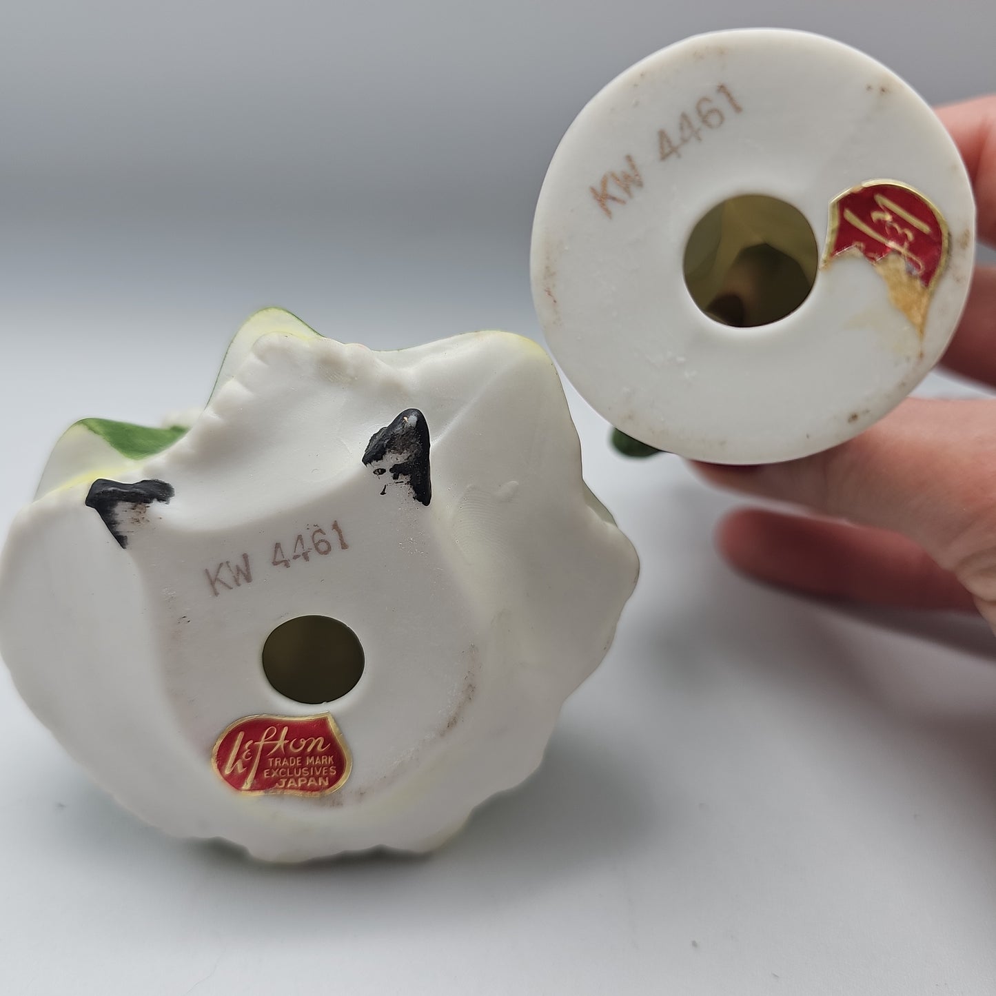 Vintage Lefton St Patrick's Day Boy and Girl Figurines