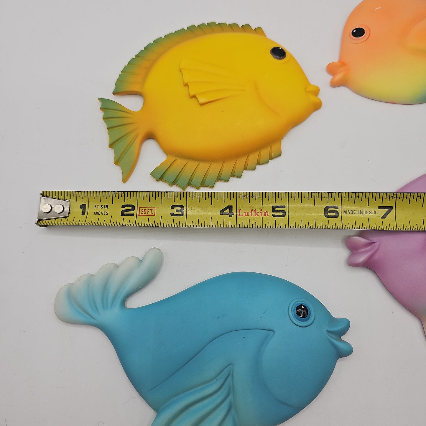 Vintage Tropical Fish Wall Decor - Set of 4