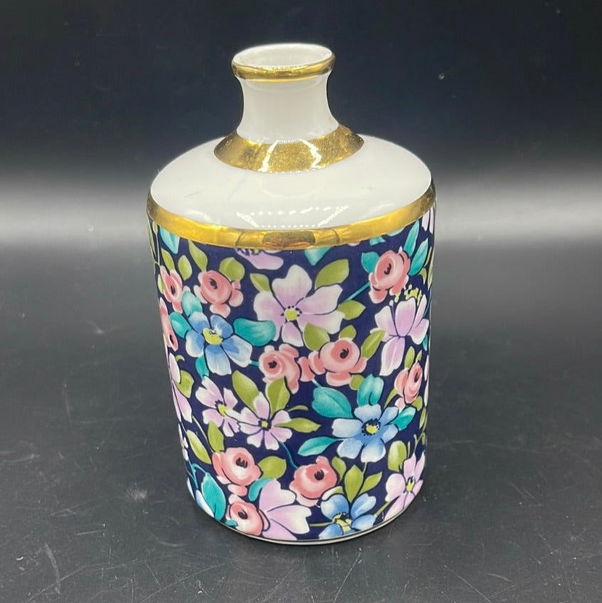 Floral Vase with Gold Gilt - Made in Portugal