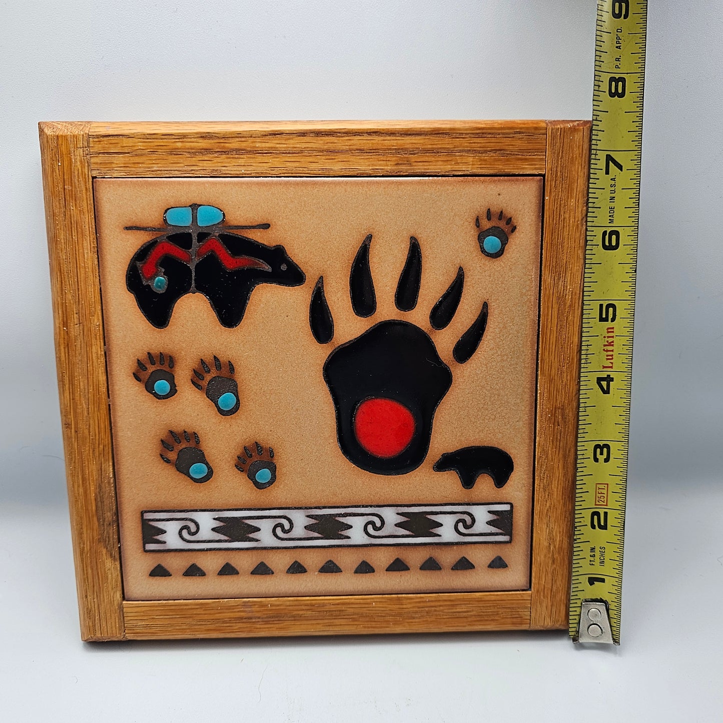 Zuni Bear Tile Trivit