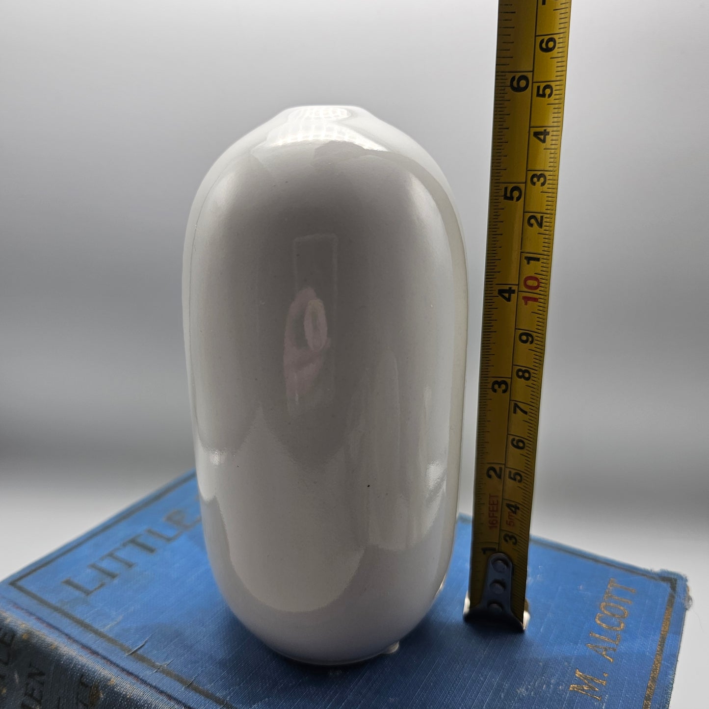 White Bullet Bud Vase by Pier 1 Imports