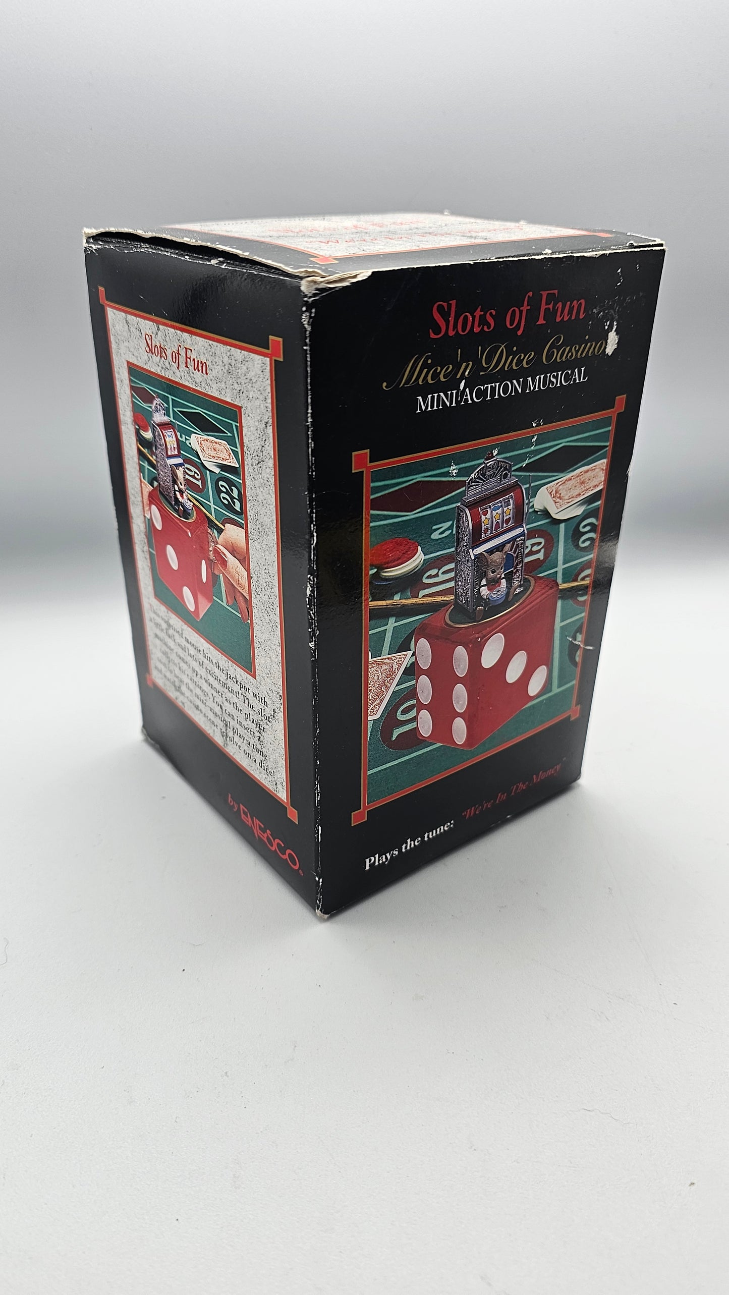 Vintage Mice and Dice Music Box by Enesco