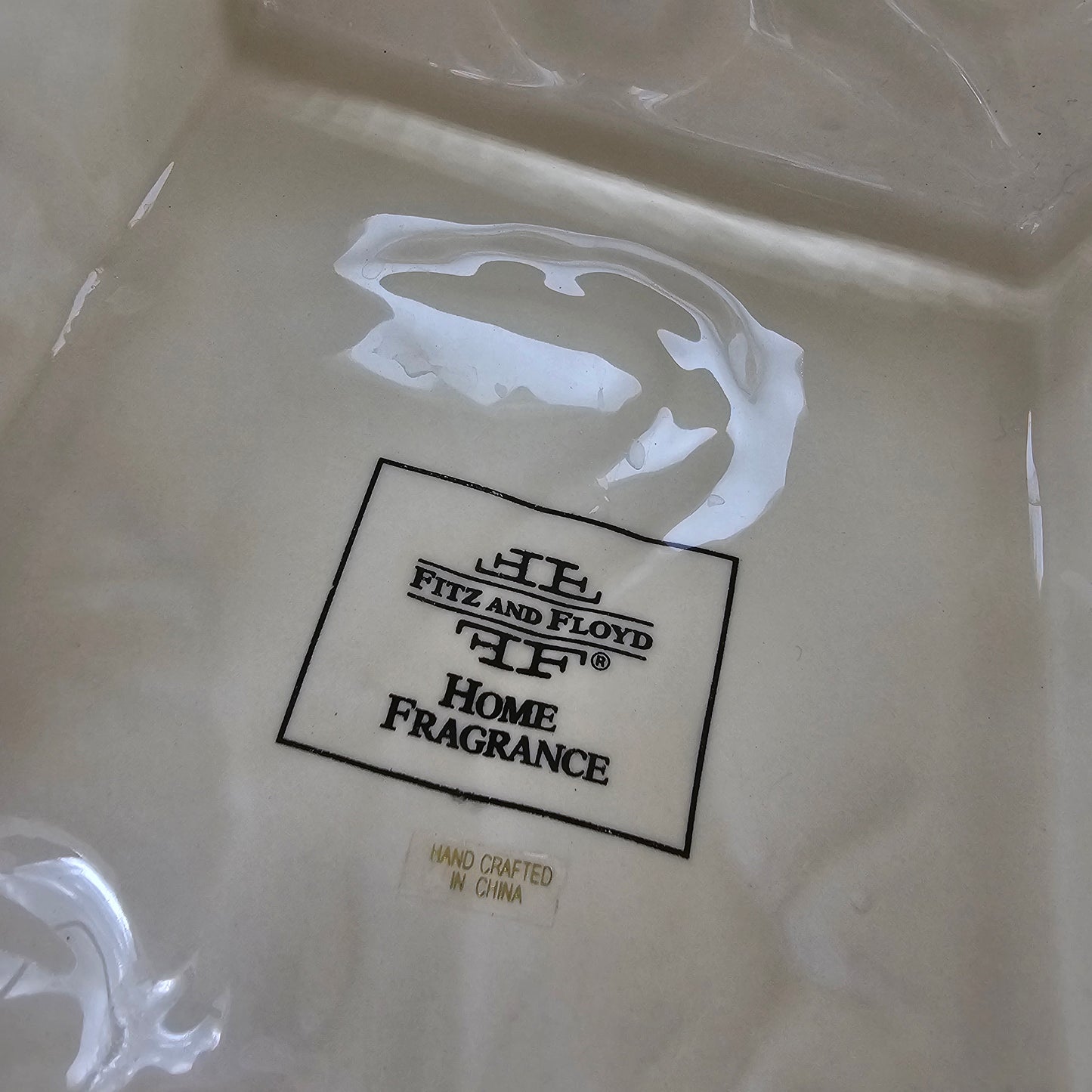 Fitz & Floyd Majolica Style Beach Themed Ceramic Tissue Box Cover Nautical with Sea Shells