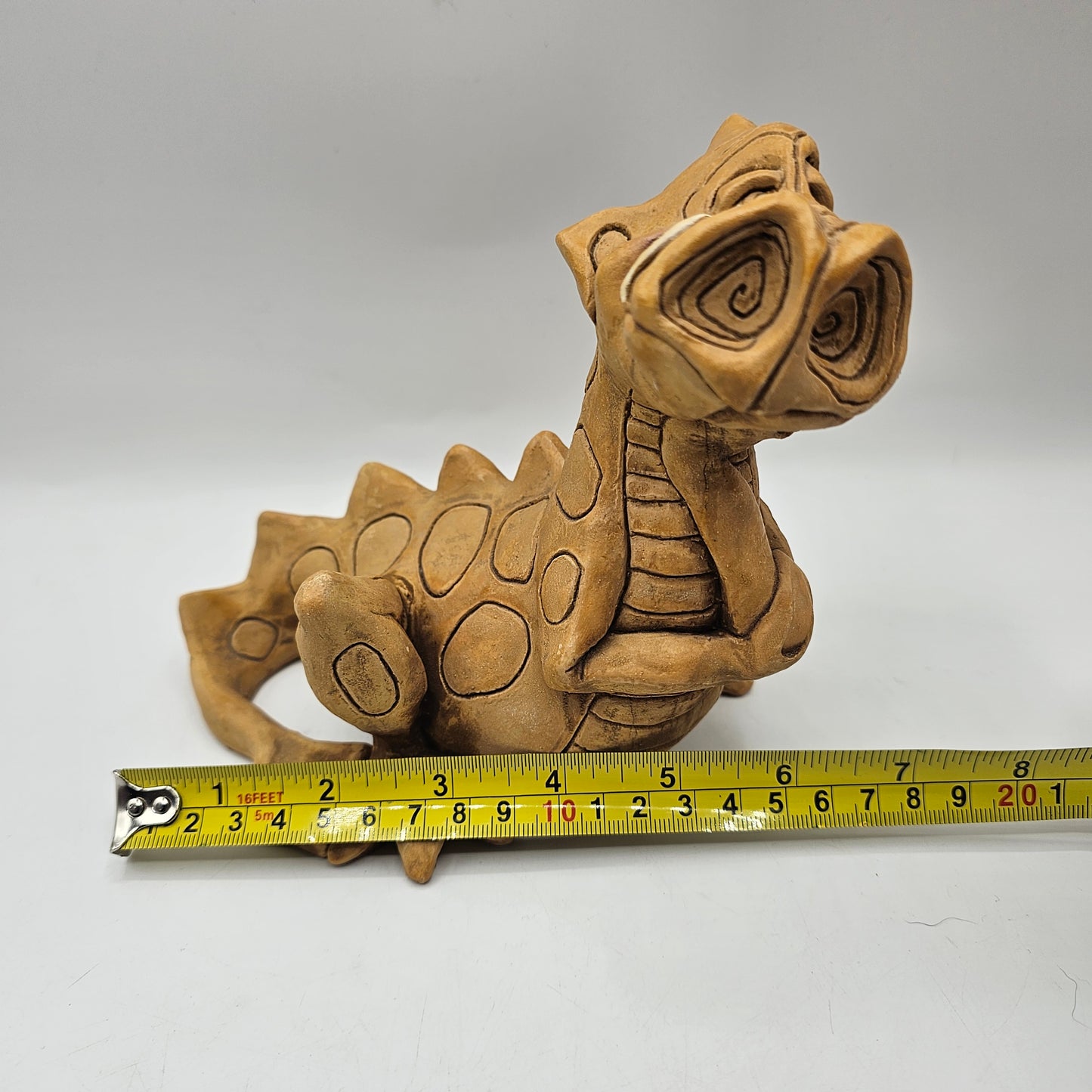 Vintage Artisan Pottery Dragon Signed Kelly 1988