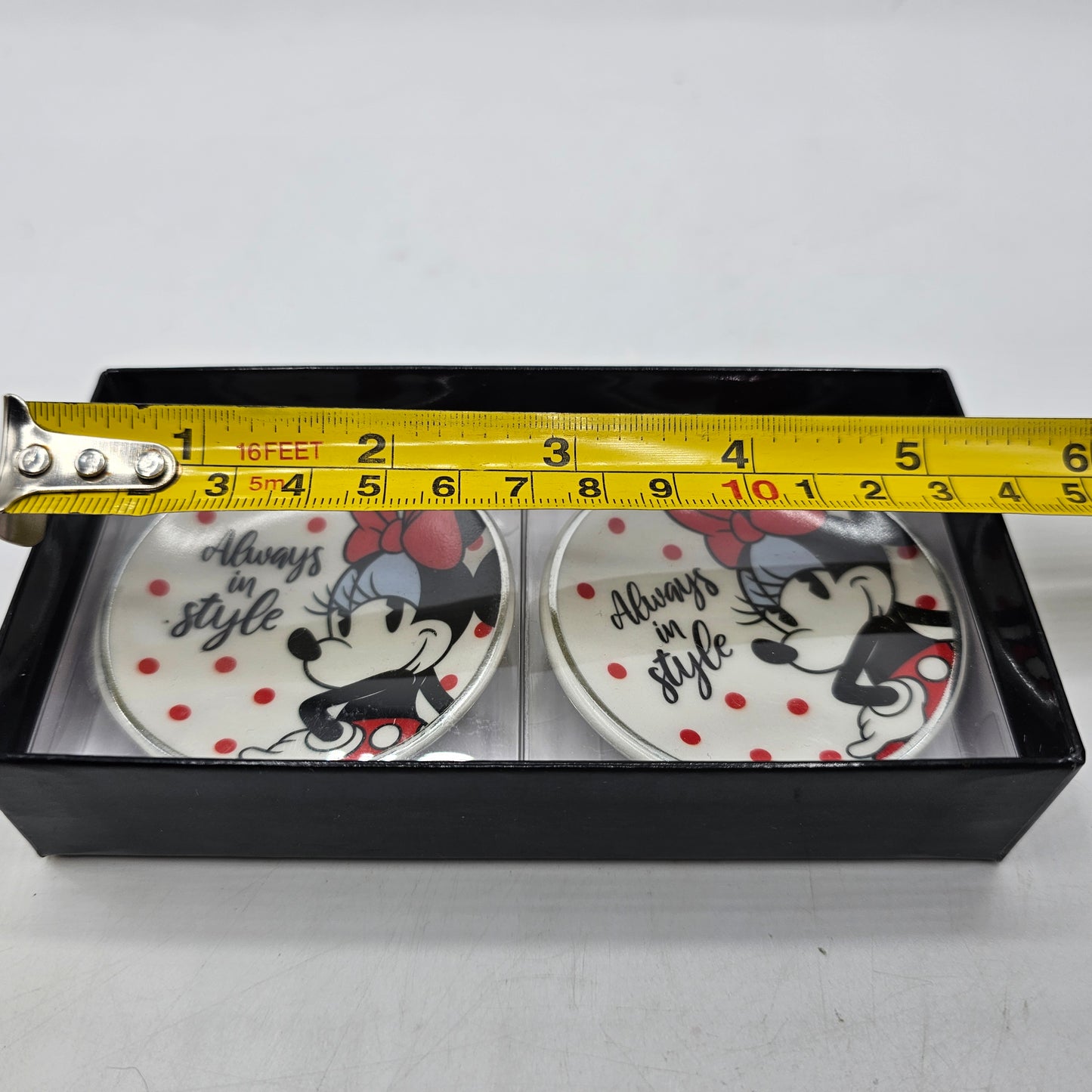 Minnie Mouse Trinket Dishes - Set of 2 - Perfect For Earrings or Rings