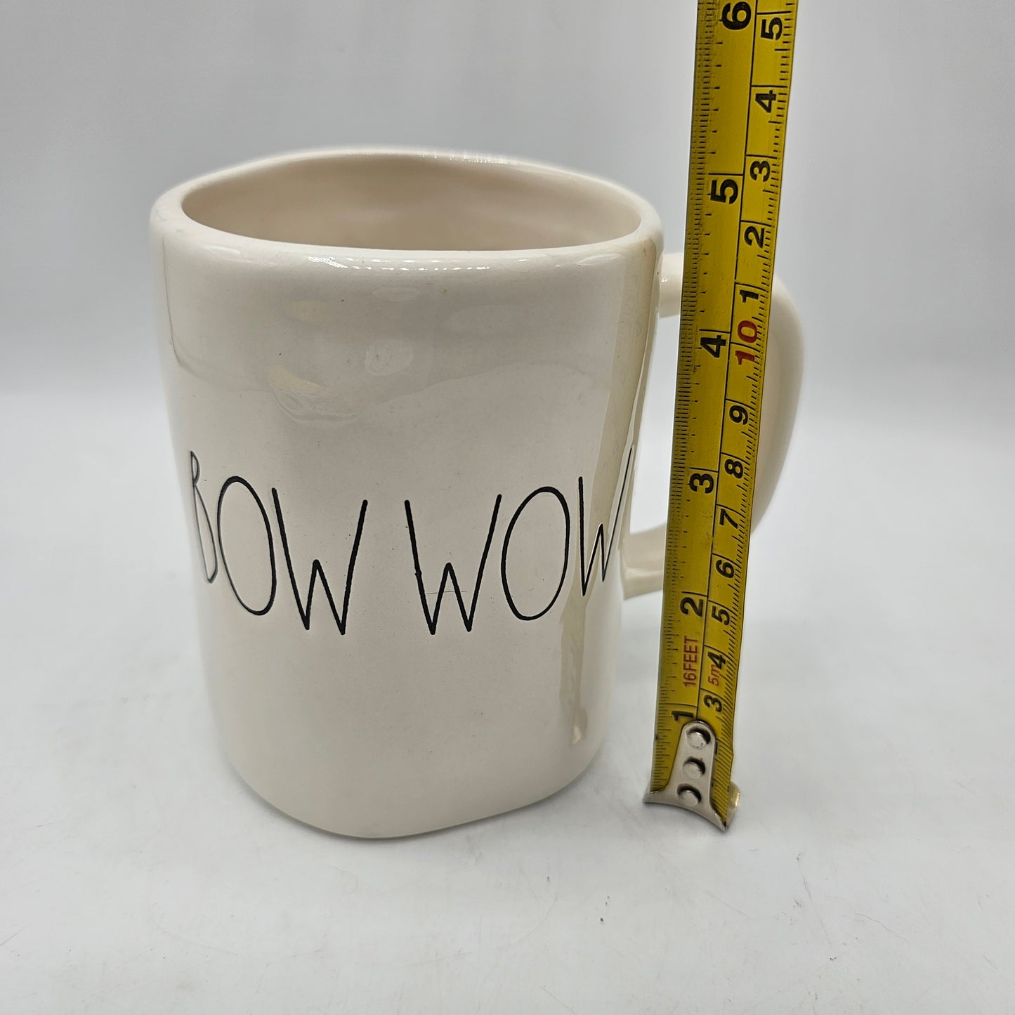 Rae Dunn "Bow Wow" Ceramic Mug