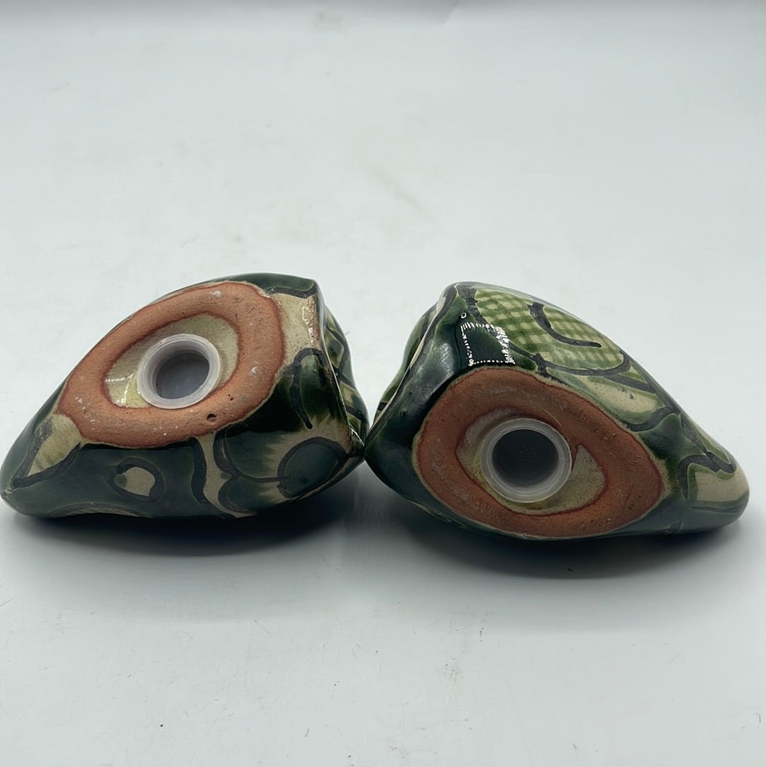 Tonala Mexican Pottery "Pepper" Salt and Pepper Shakers