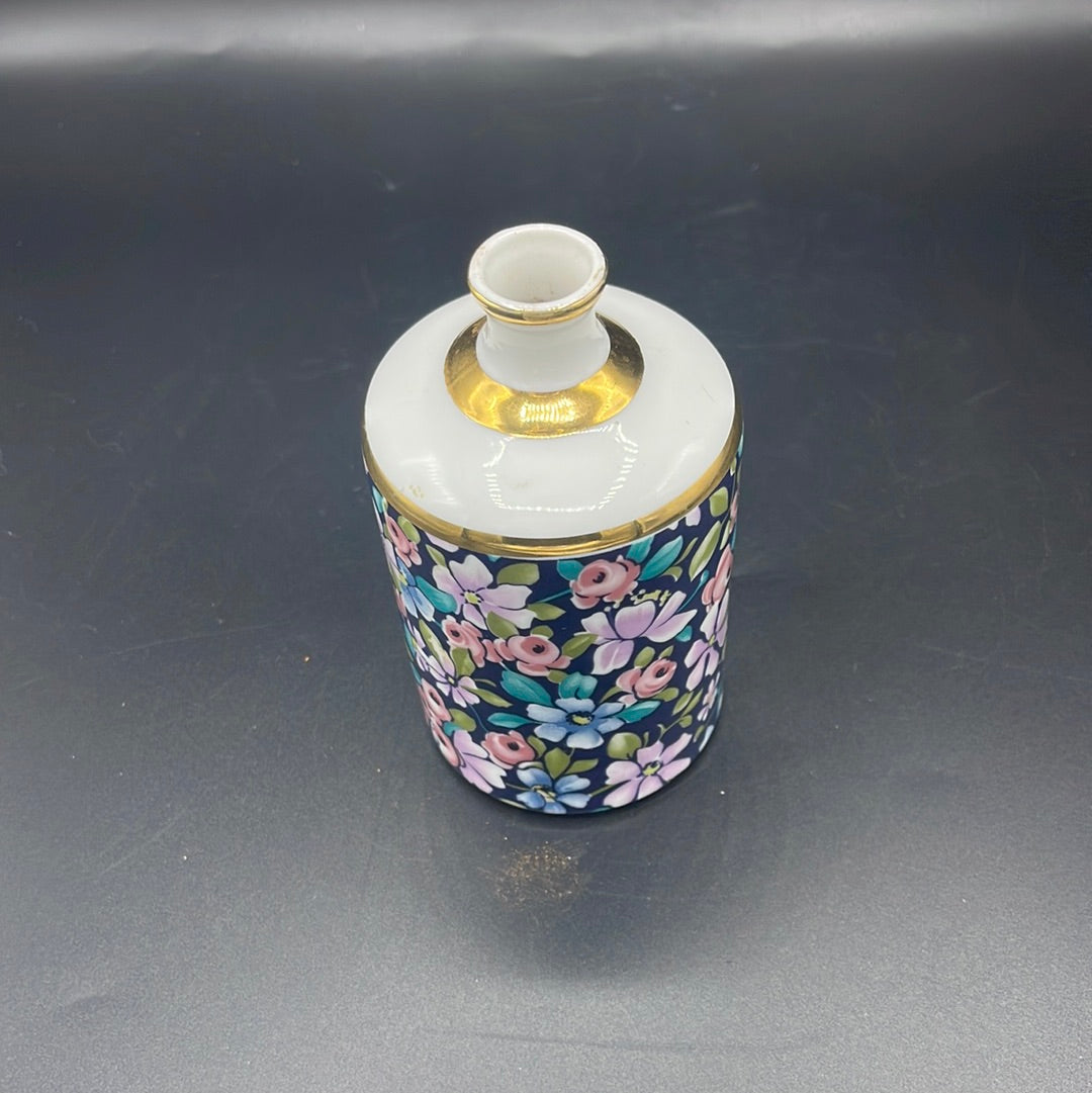 Floral Vase with Gold Gilt - Made in Portugal