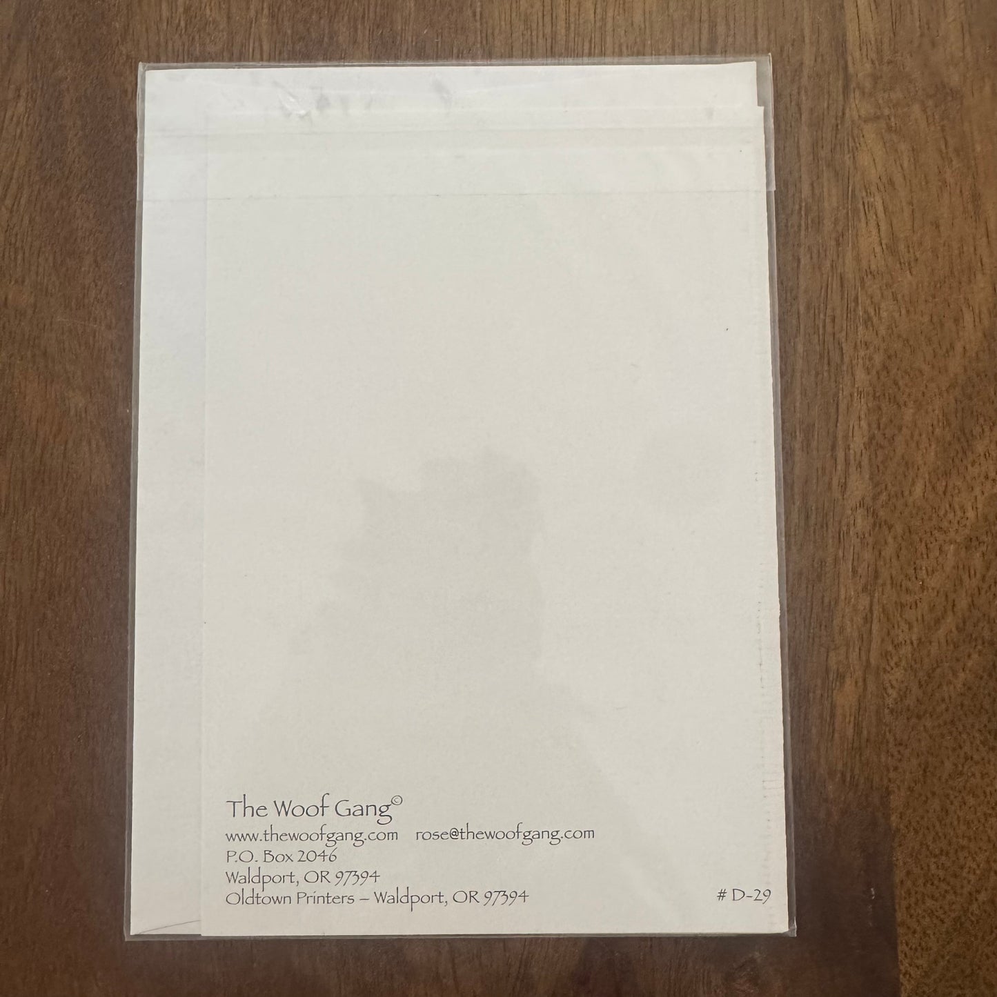 Boy With Bowtie Sitting With Fox - Greeting Card #D-29