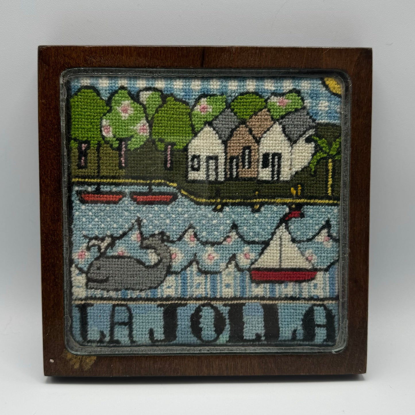 La Jolla Stitched Trivet/Decor