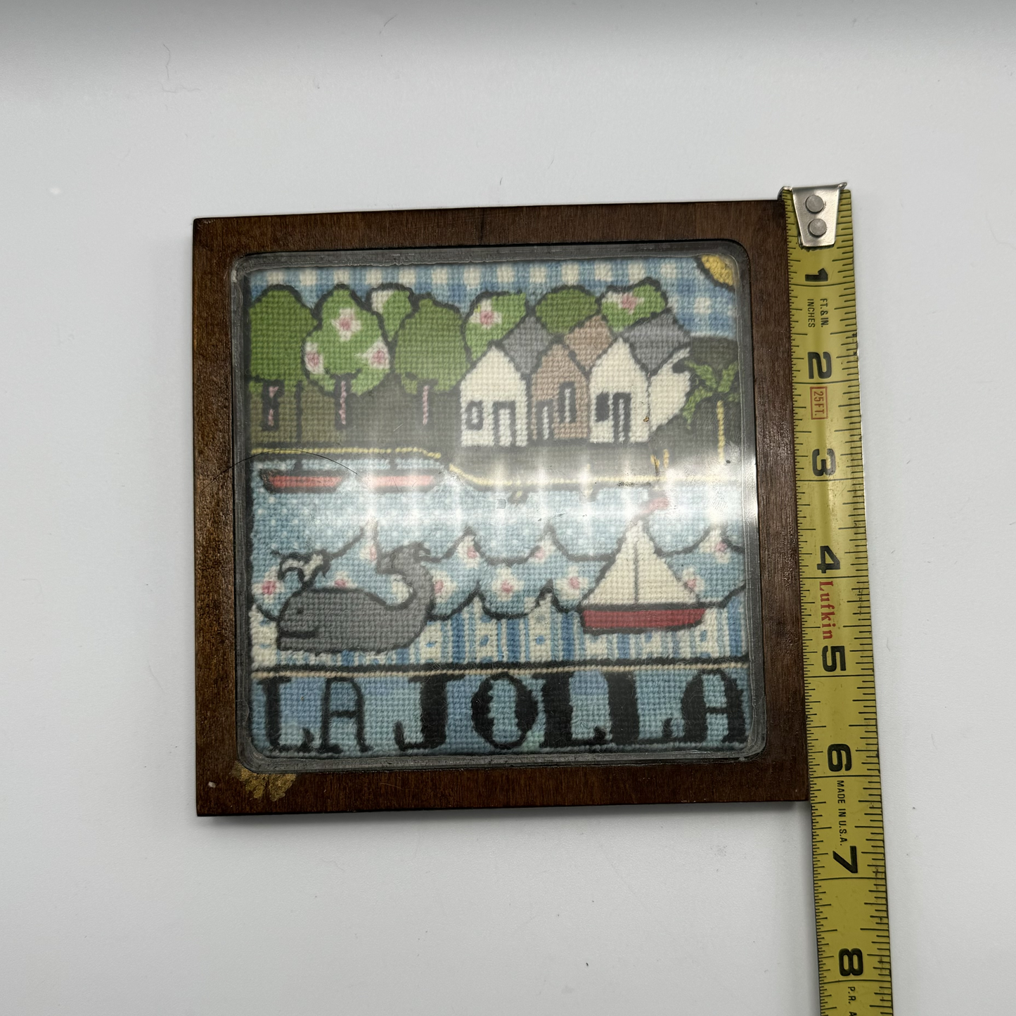 La Jolla Stitched Trivet/Decor