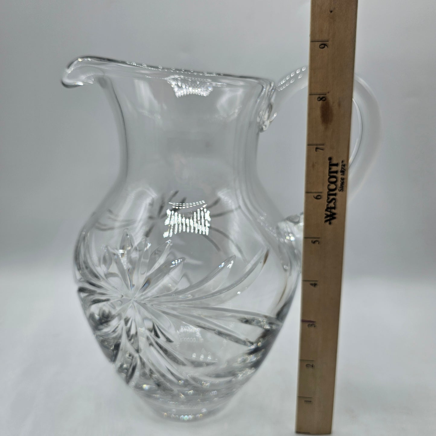 Vintage Gorham Lead Crystal Pitcher / Water Jug or Vase