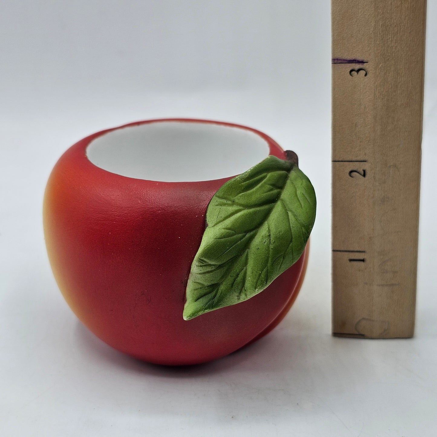 Partylite Ceramic Peach Votive Candle Holder