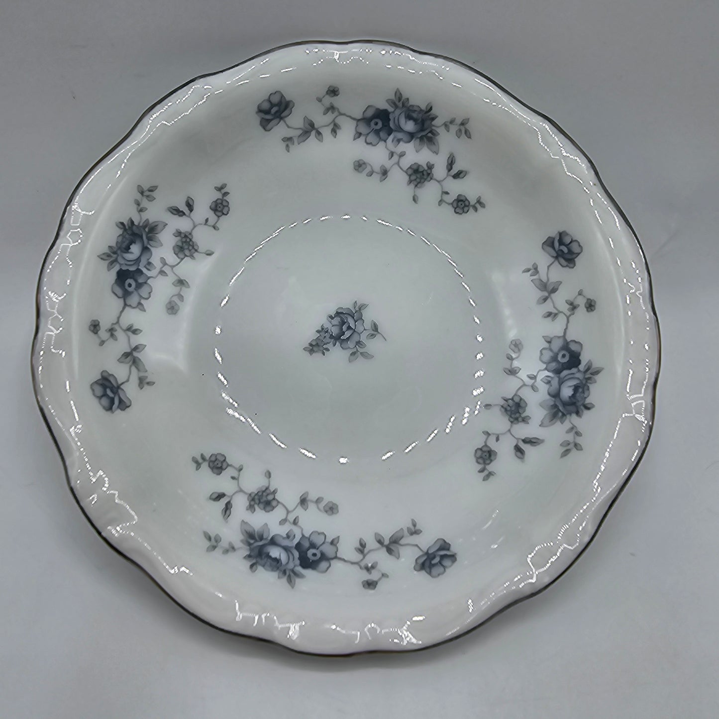 Haviland Blue Floral Butter Pat