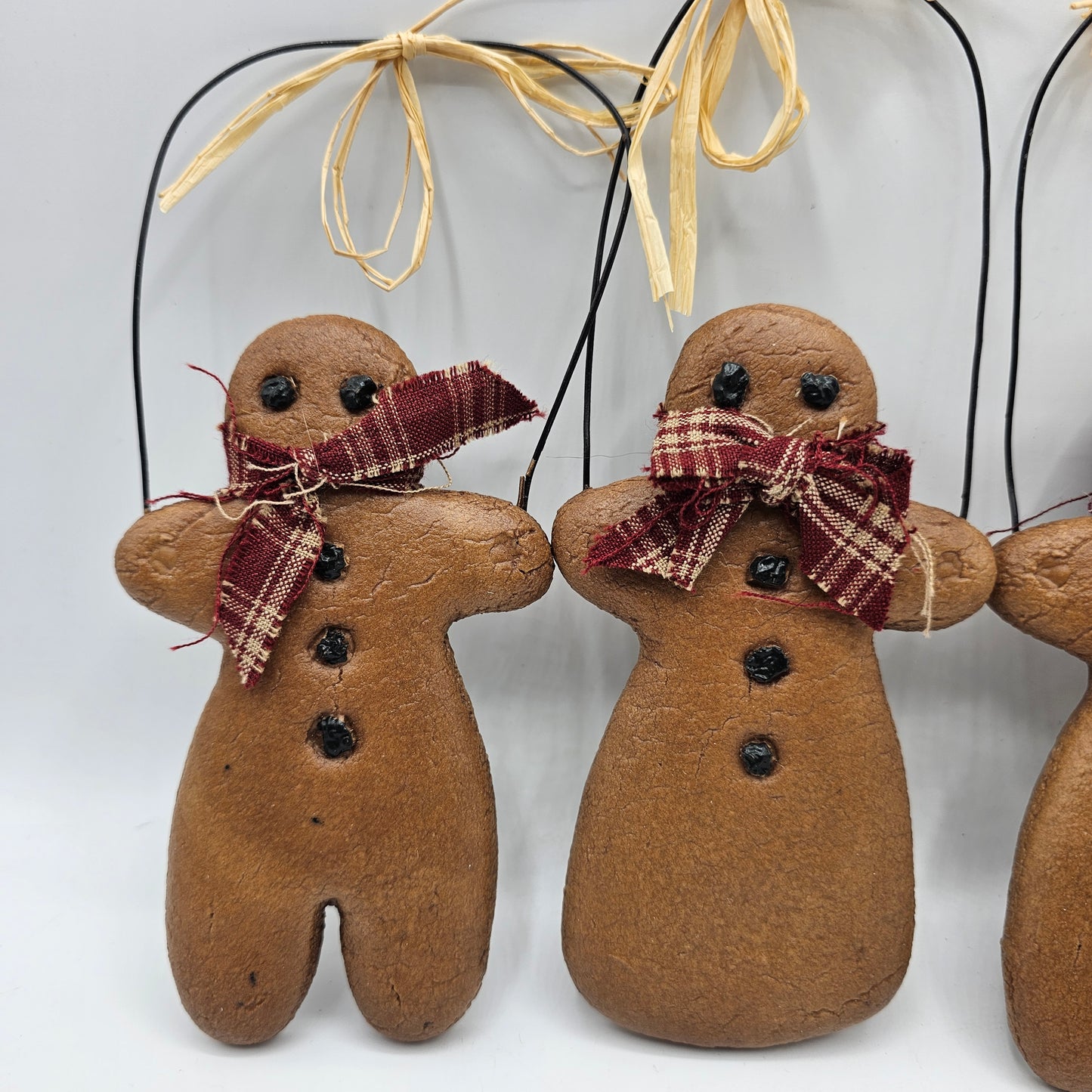 Ginger Bread Man Ornaments Set of 4