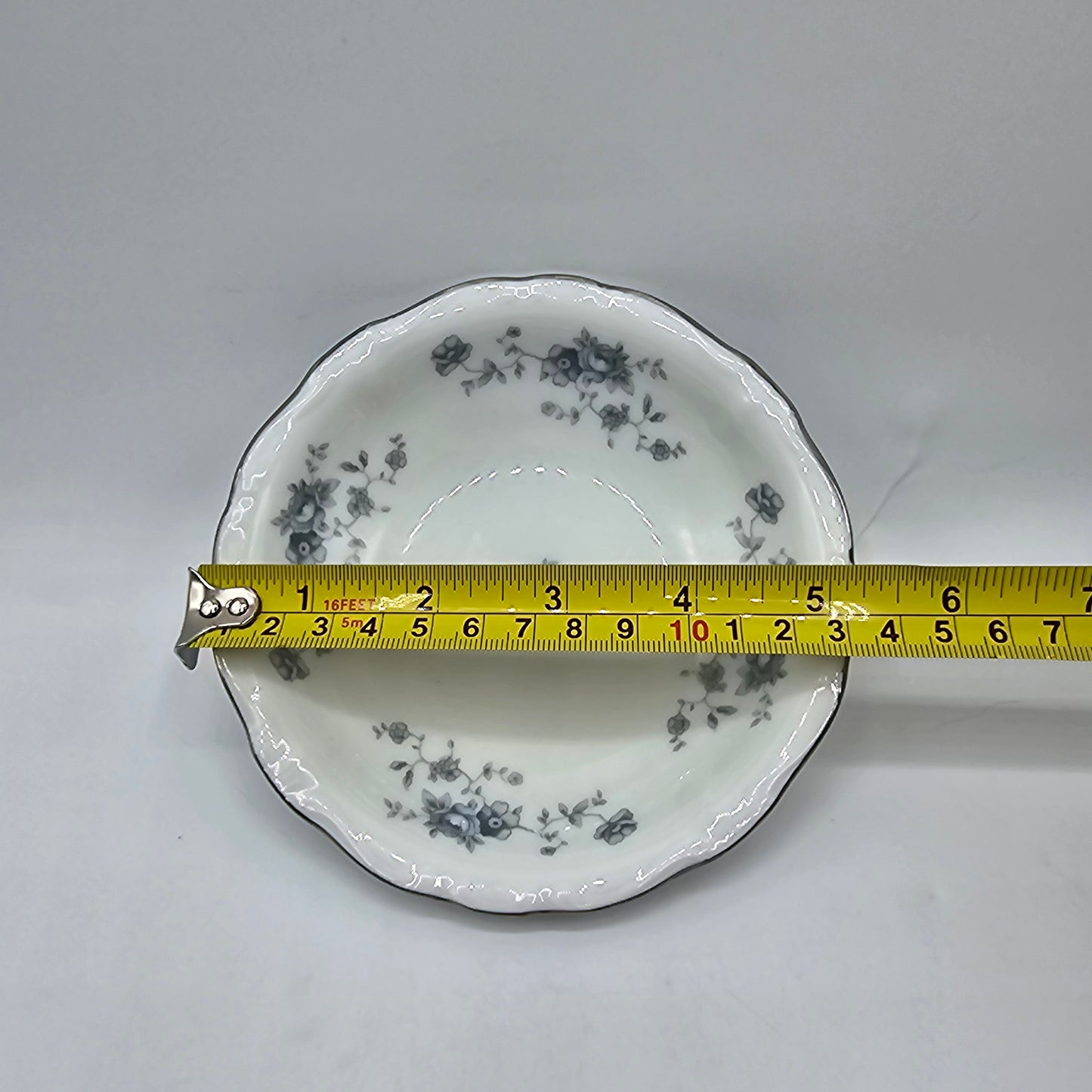 Haviland Blue Floral Butter Pat