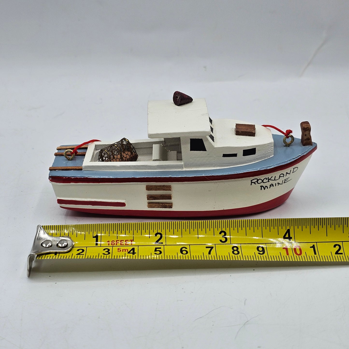 Rockland Maine Lobster Boat Ornament