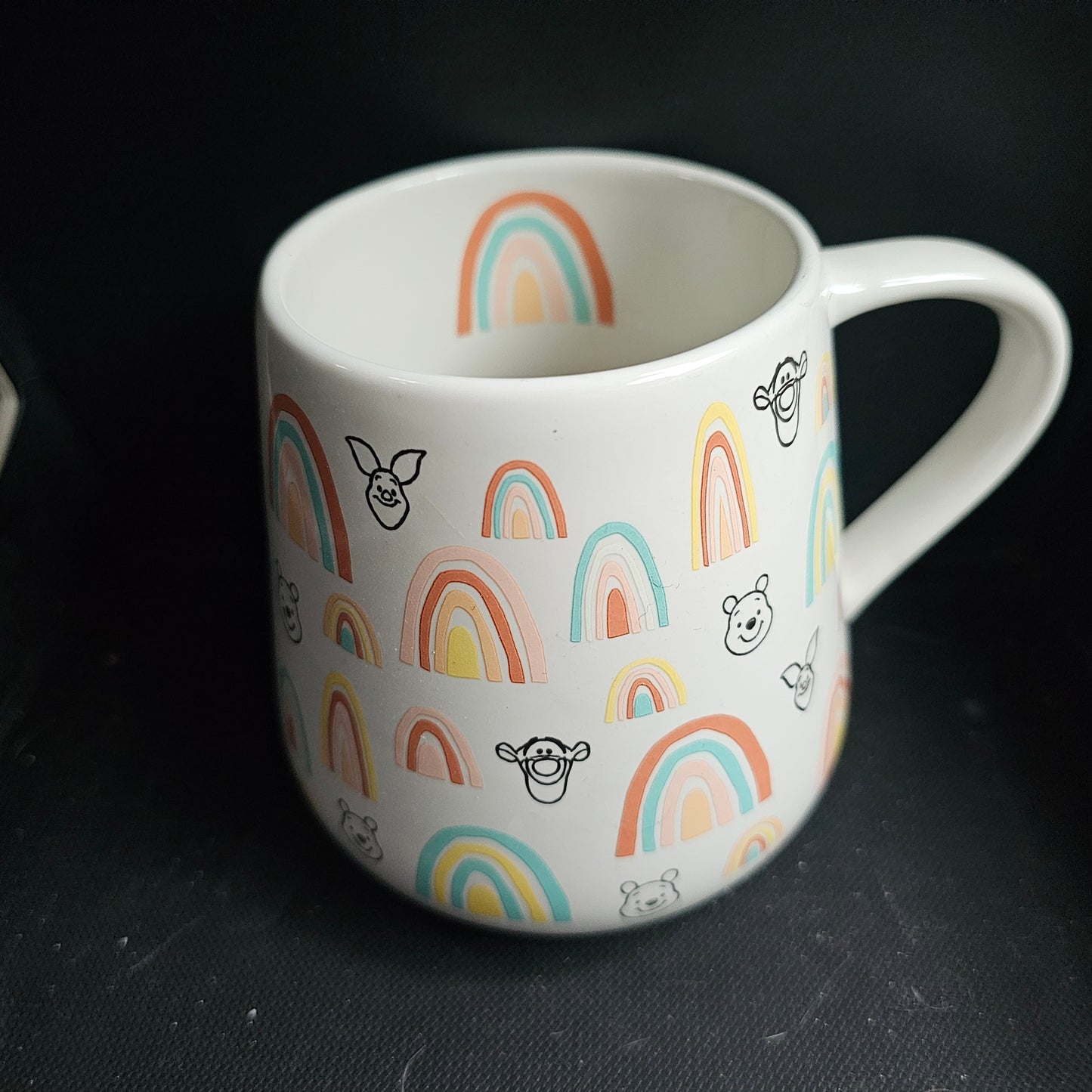 Disney Winnie the Pooh Rainbow Mug with Tigger and Piglet