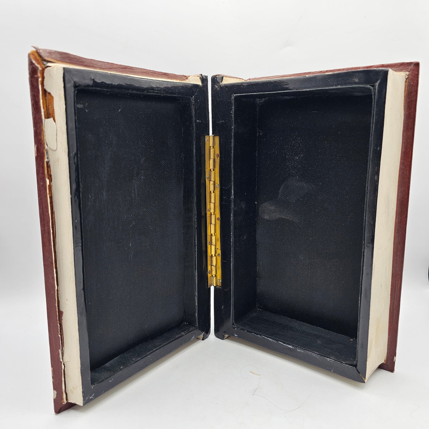 Vintage Treasure Island Hinged Wood Secret Stash Book