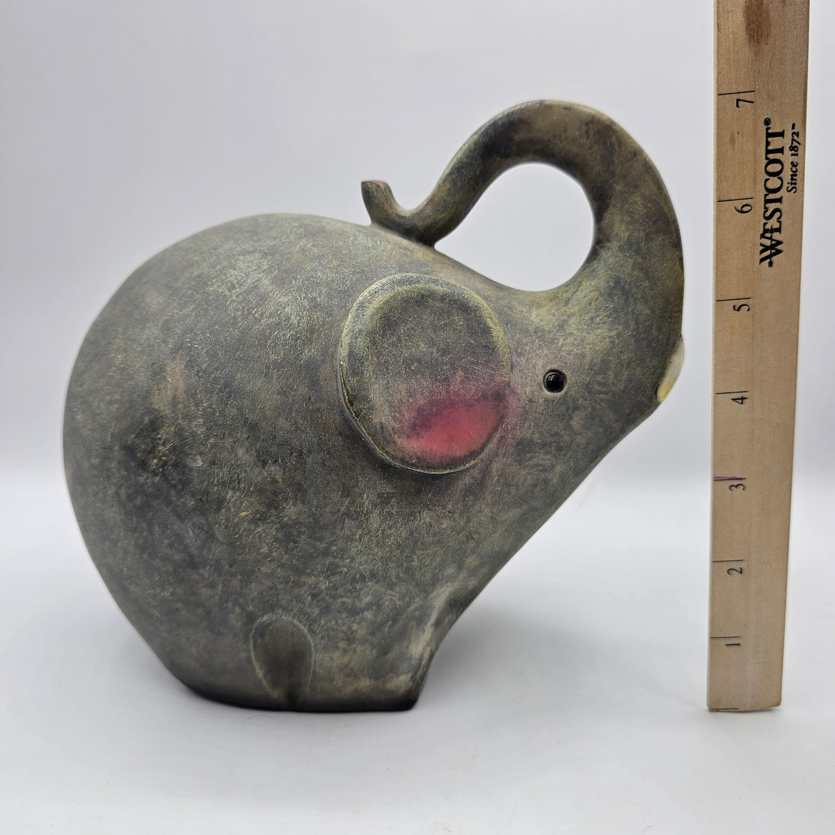 Mid Century Modern Style Resin Elephant Figurine