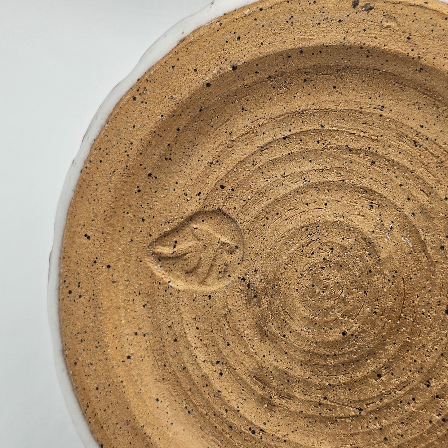 Italian Pottery Turquoise and White Vase