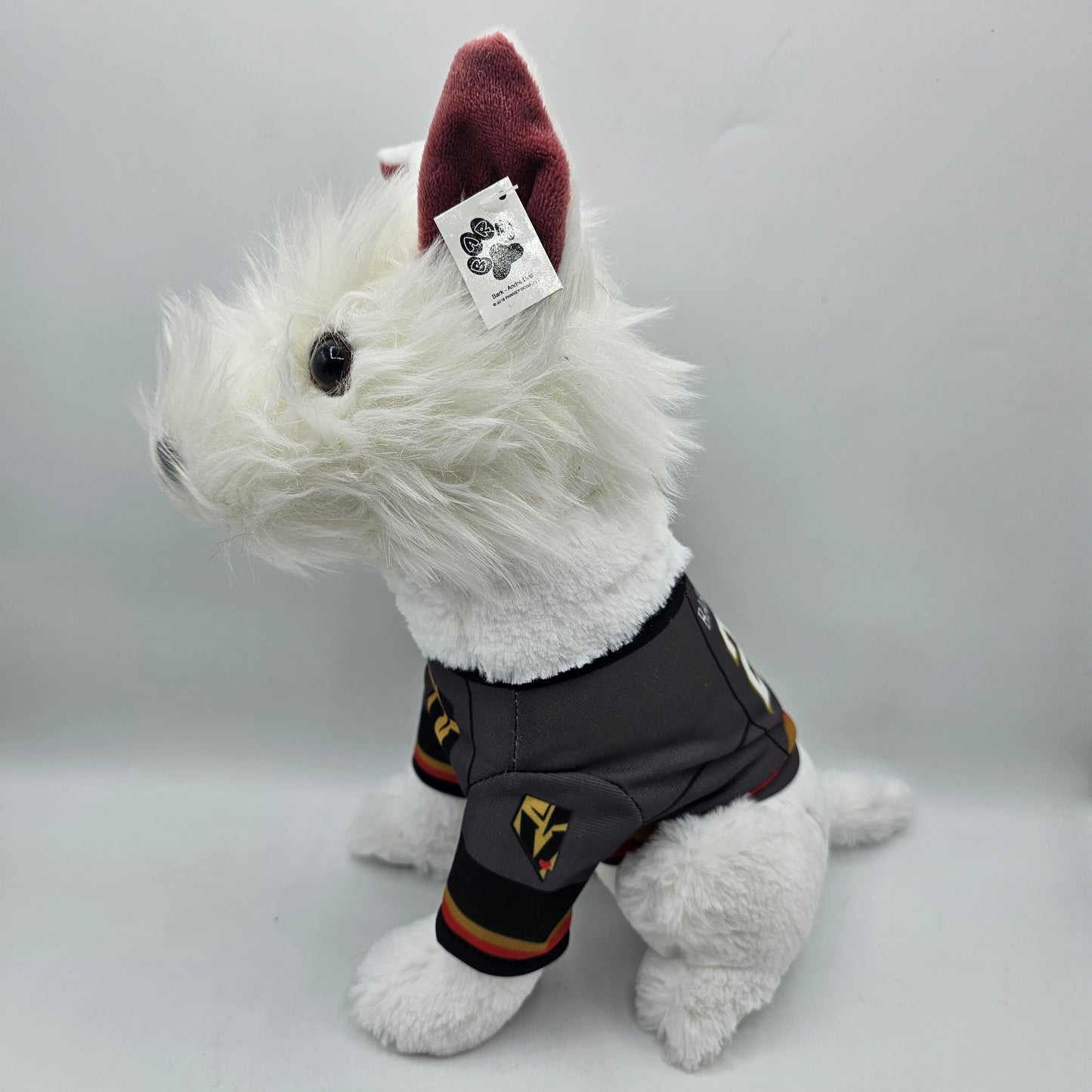 Las Vegas Golden Knights Plush Mascot Bark Andre Stuffed Toy Dog - 10" by Pawkey Dogs