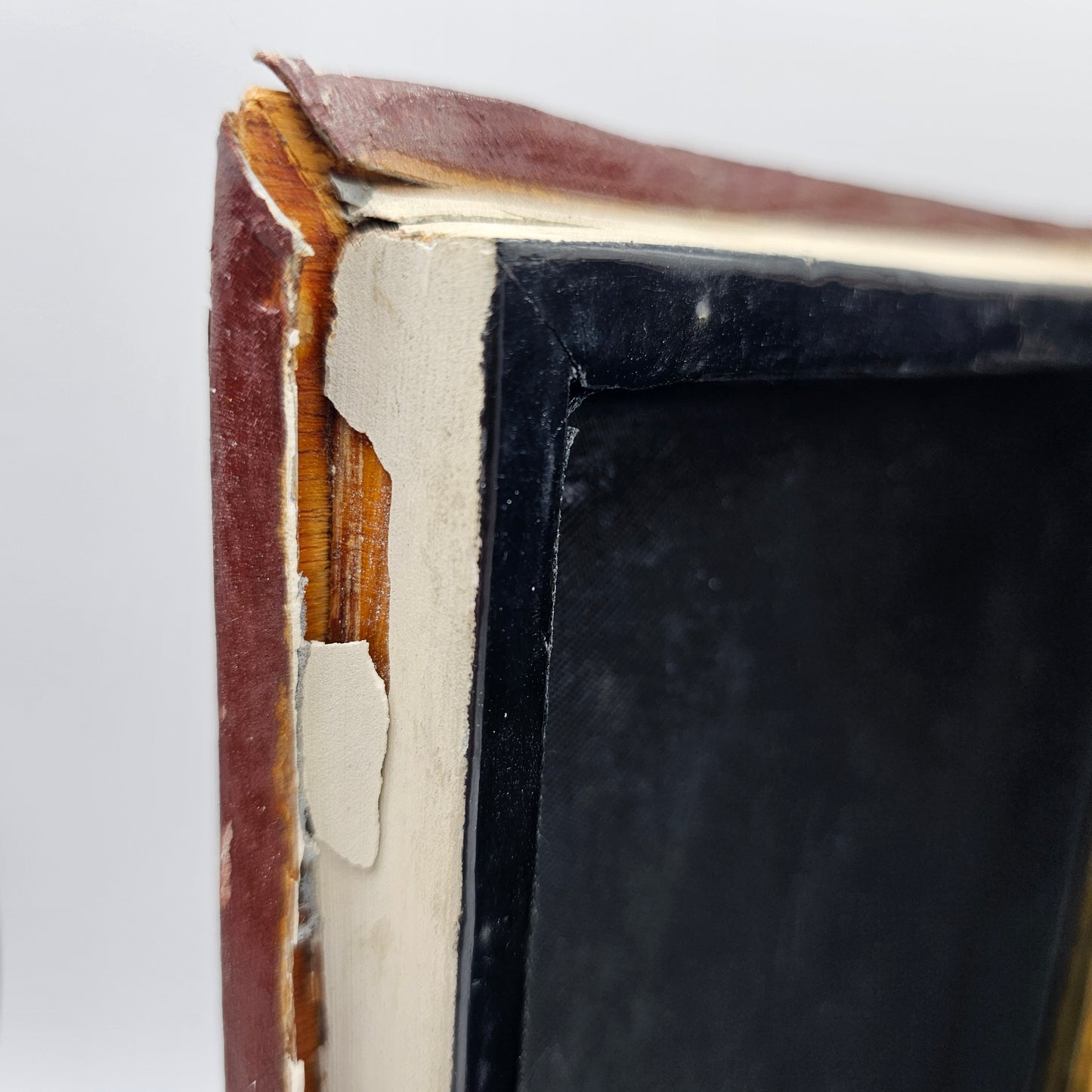Vintage Treasure Island Hinged Wood Secret Stash Book