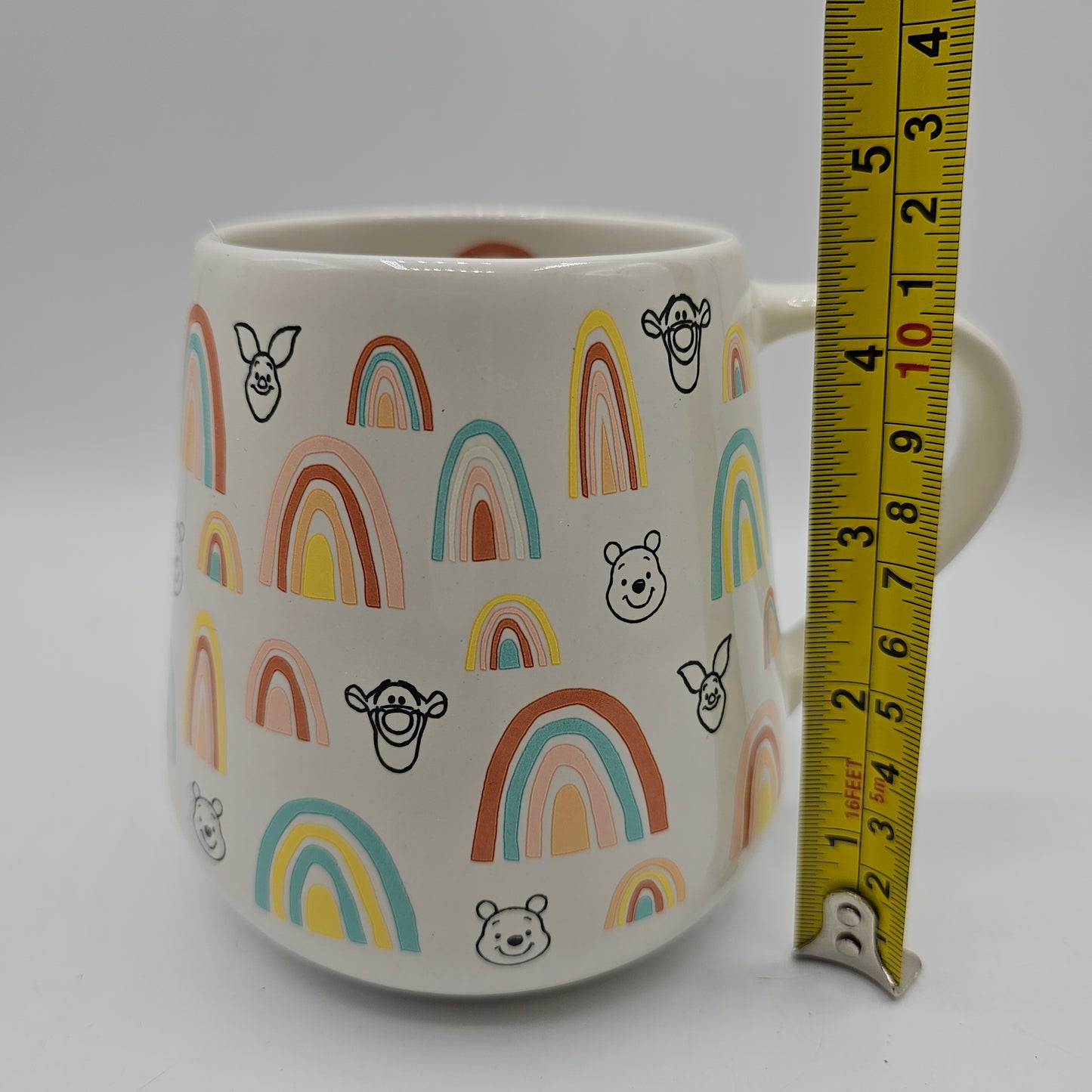 Disney Winnie the Pooh Rainbow Mug with Tigger and Piglet