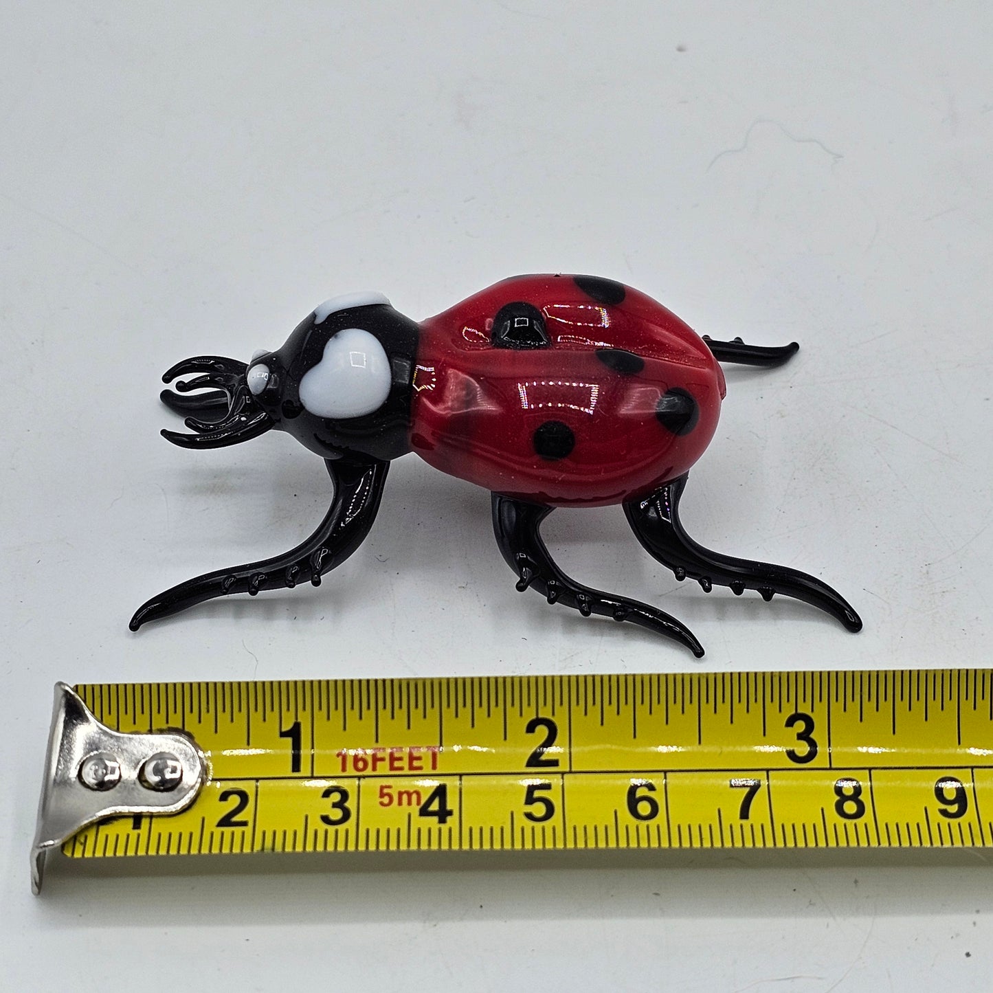 Artisan Glass Ladybug Figurine #3