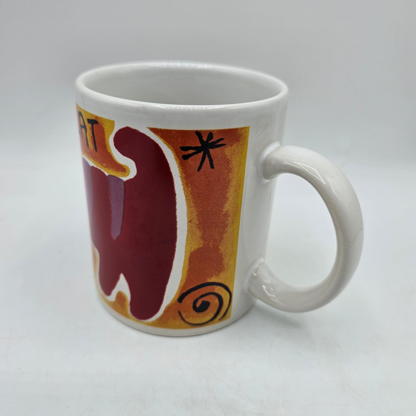 Cartoon Red Cat Mug