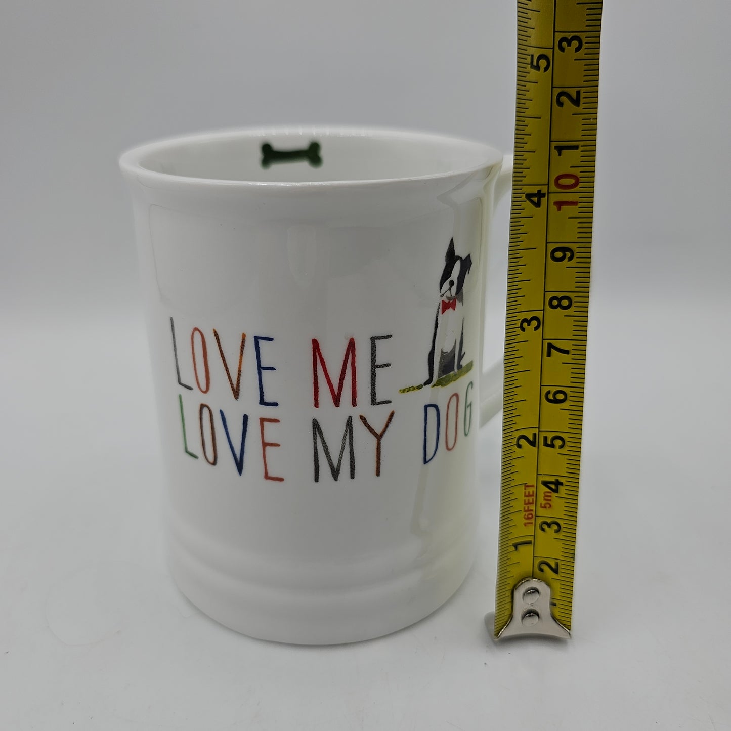 Love Me, Love My Dog Boston Terrier Mug By Fringe