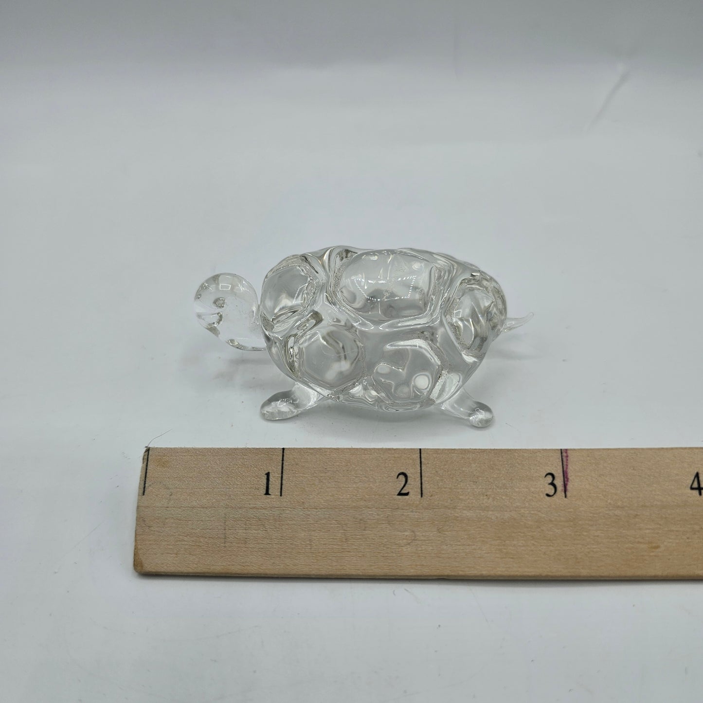 Glass Tortoise Figurine