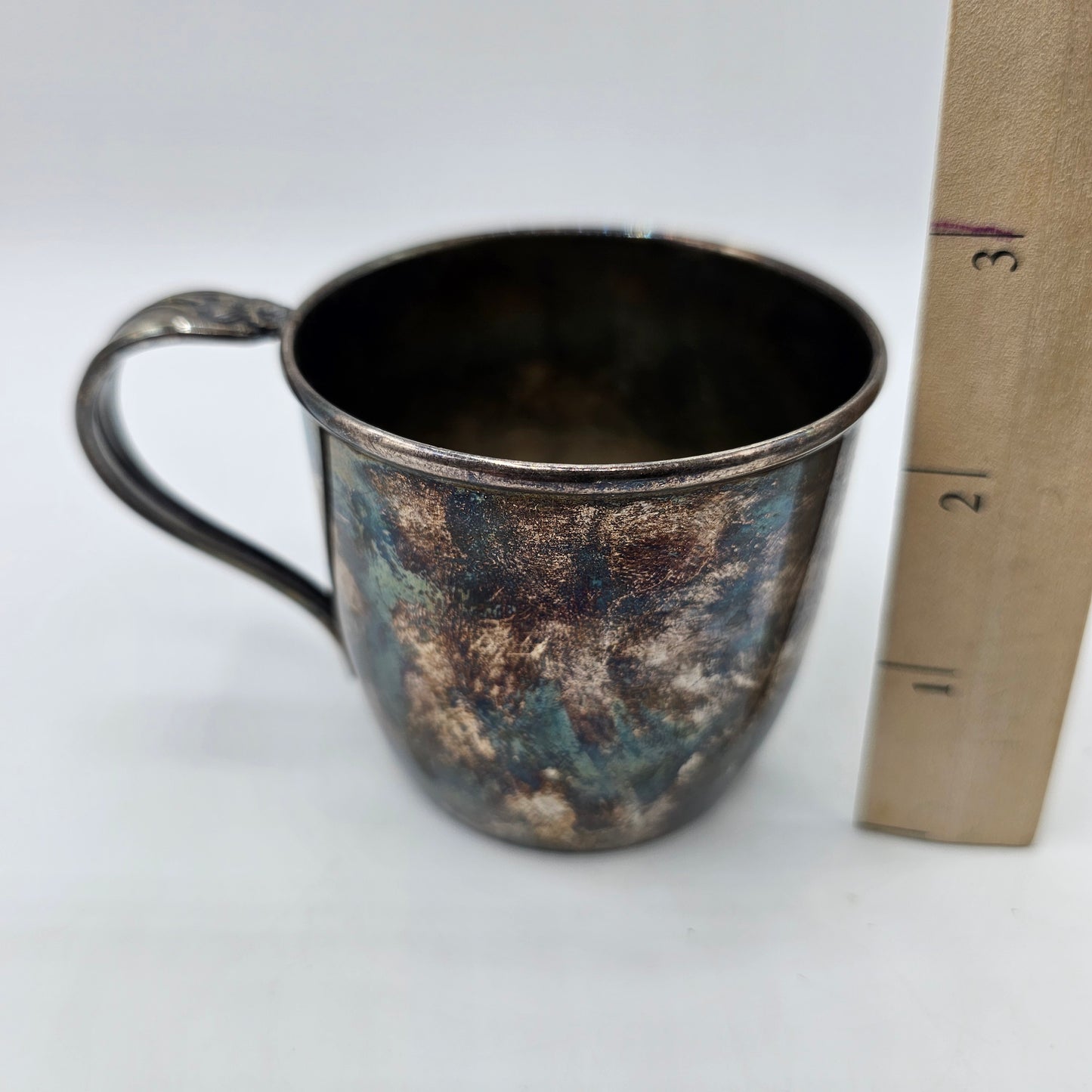 Vintage Silver Plated Childs Mug "Daffodil" by William Rogers Bros