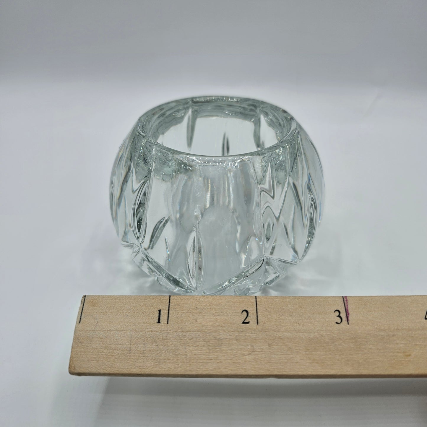 Glass Votive Candle Holder by Homco