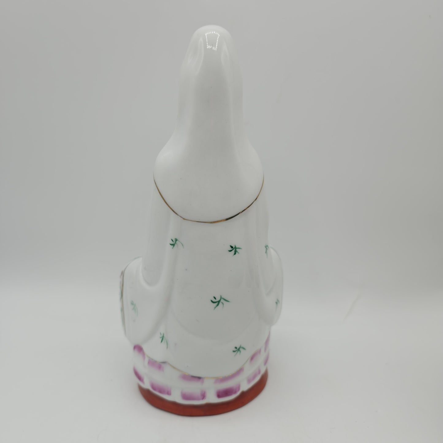 Guan Yin, Chinese Goddess of Mercy, Hand Painted Porcelain Figurine