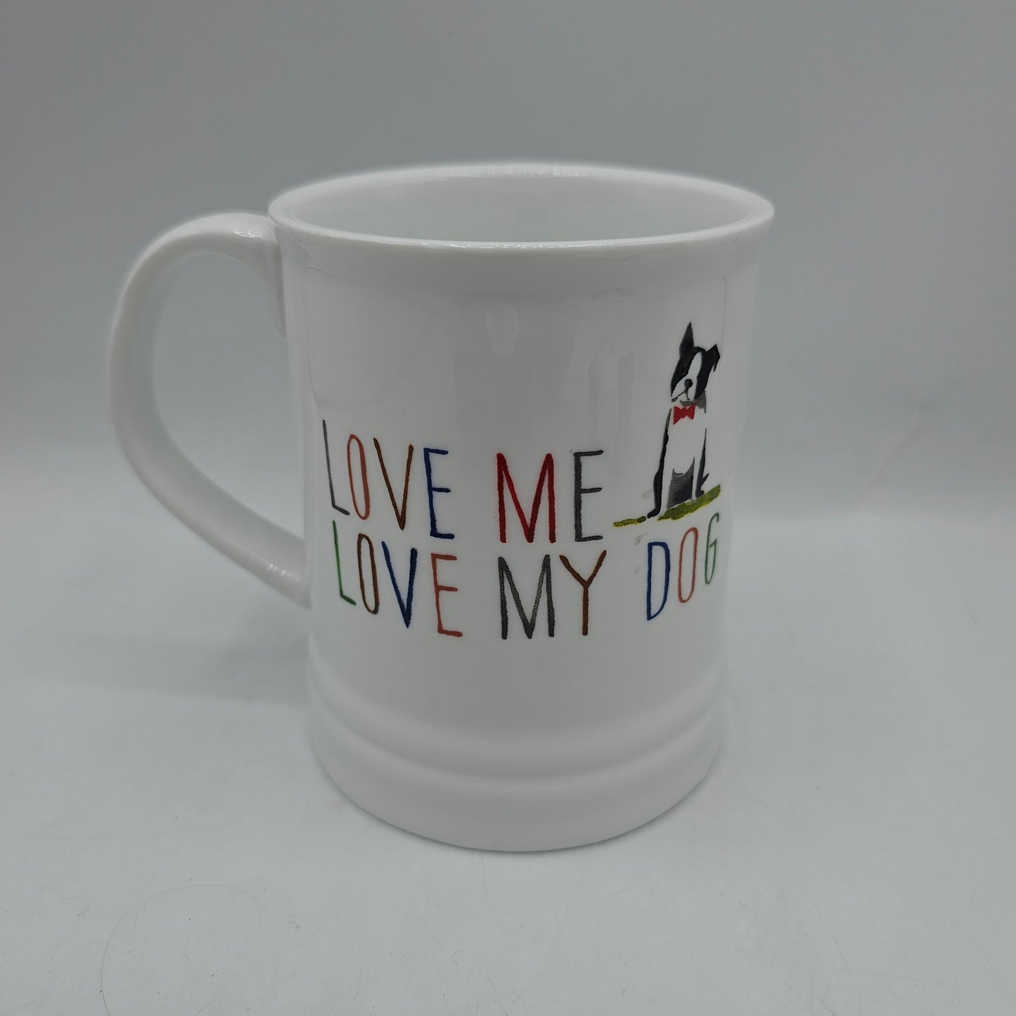 Love Me, Love My Dog Boston Terrier Mug By Fringe