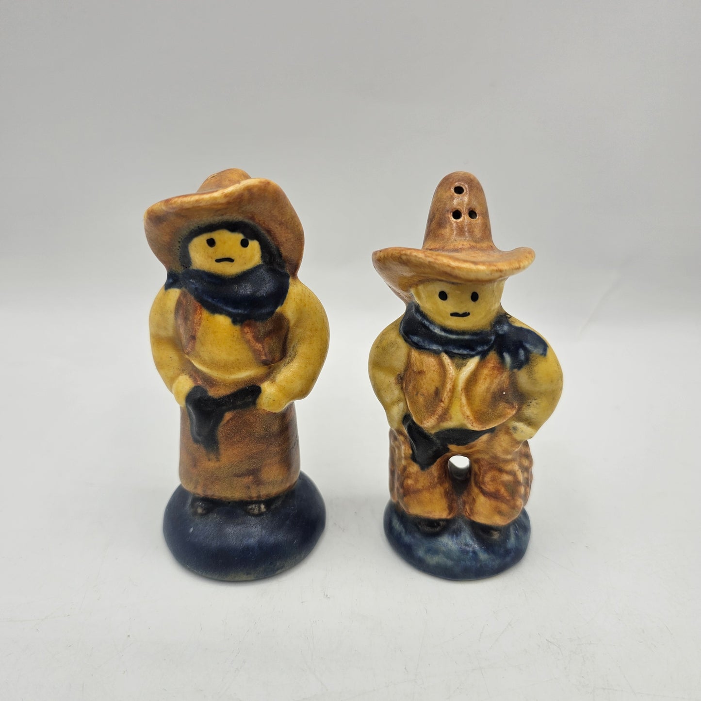 Vintage Stangl Ranger Salt and Pepper Shakers