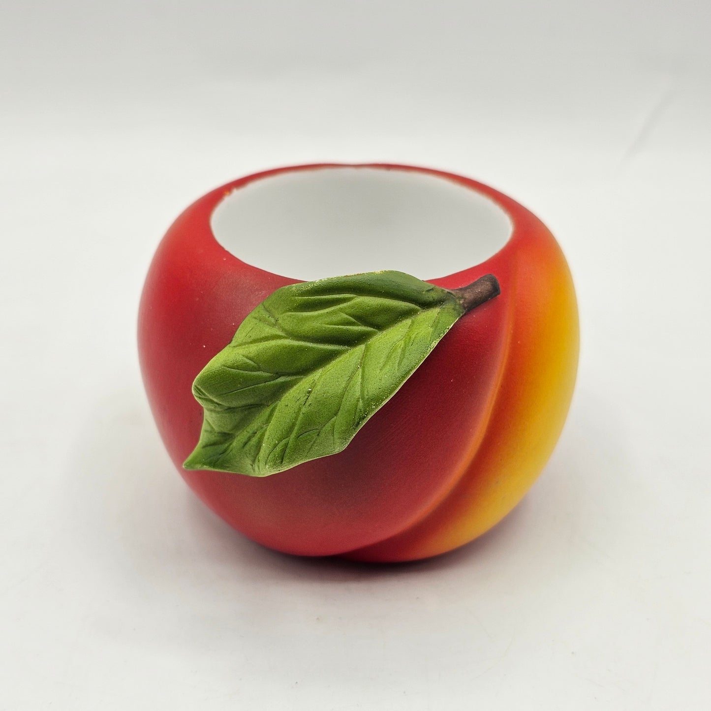 Partylite Ceramic Peach Votive Candle Holder