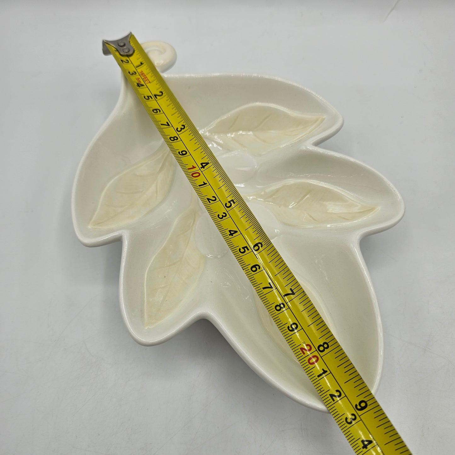 Lenox Butler's Pantry Ceramic Olive Leaf Trinket Dish