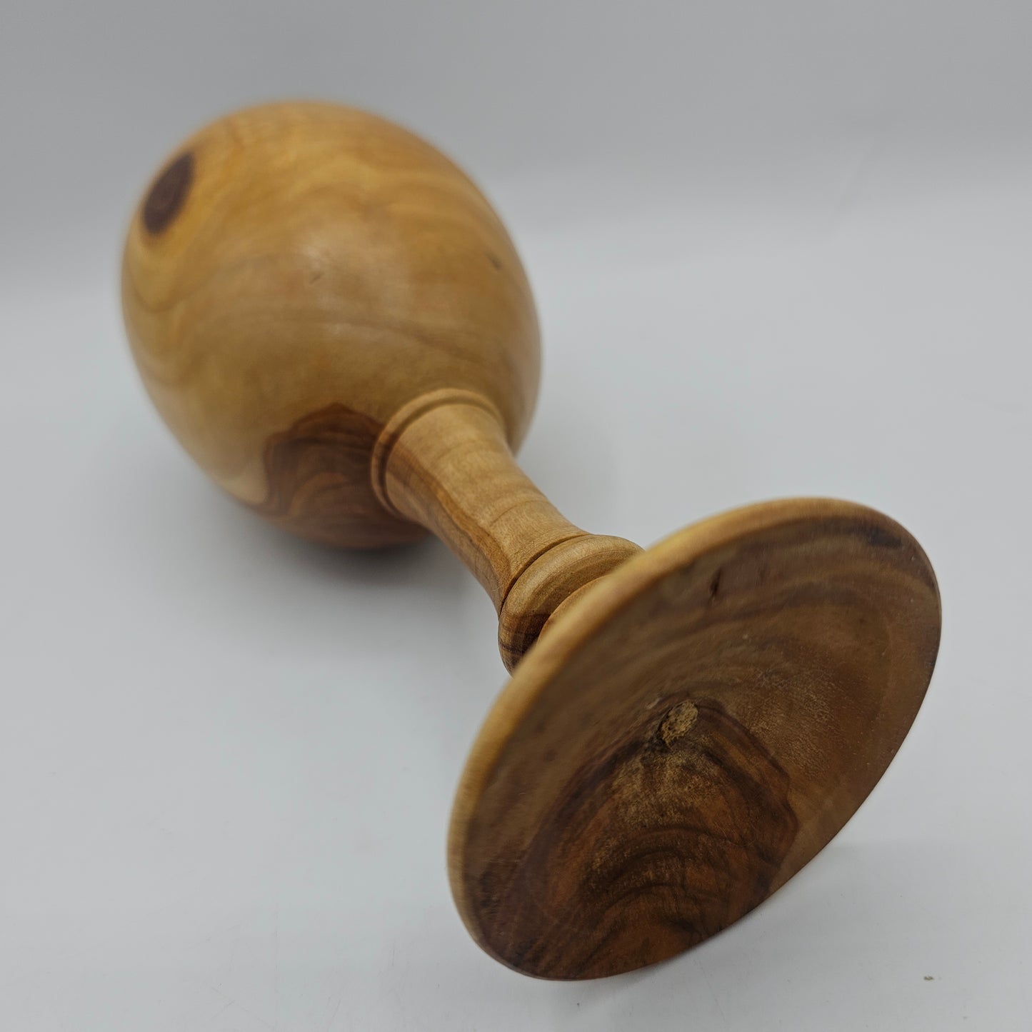 Vintage Turned Wood Artisan Crafted Goblet