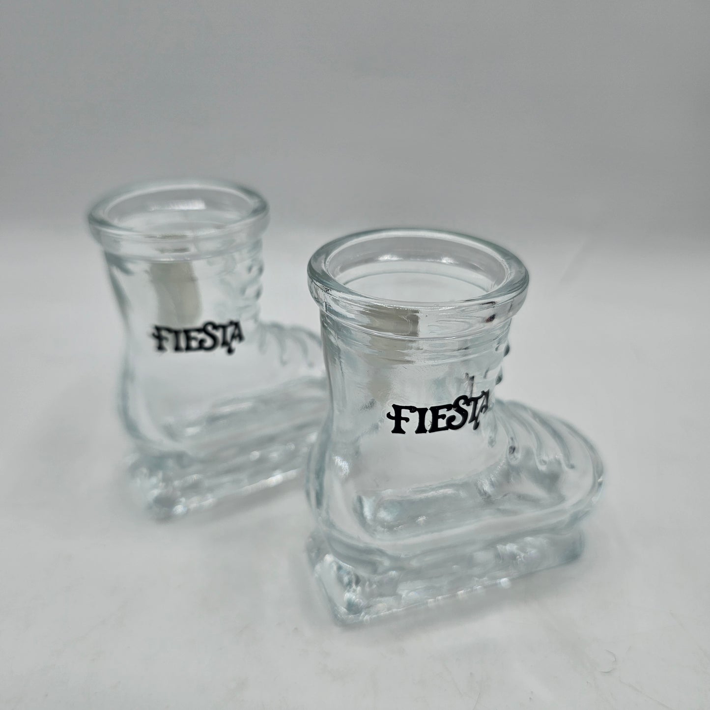 Las Vegas Golden Knights NHL Ice Skate Design Shot Glass 2oz Collector Set Of 2
