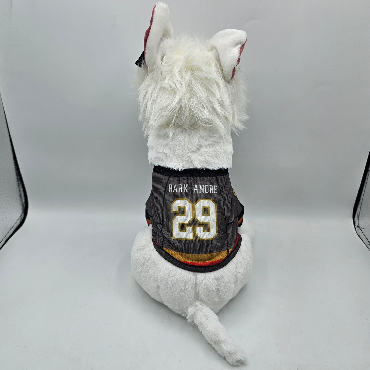 Las Vegas Golden Knights Plush Mascot Bark Andre Stuffed Toy Dog - 10" by Pawkey Dogs