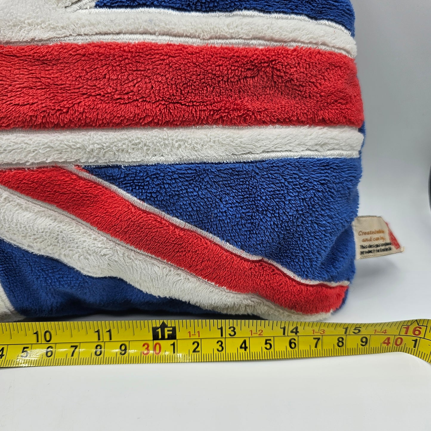 British Union Jack and Beefeater Bear Throw Pillow