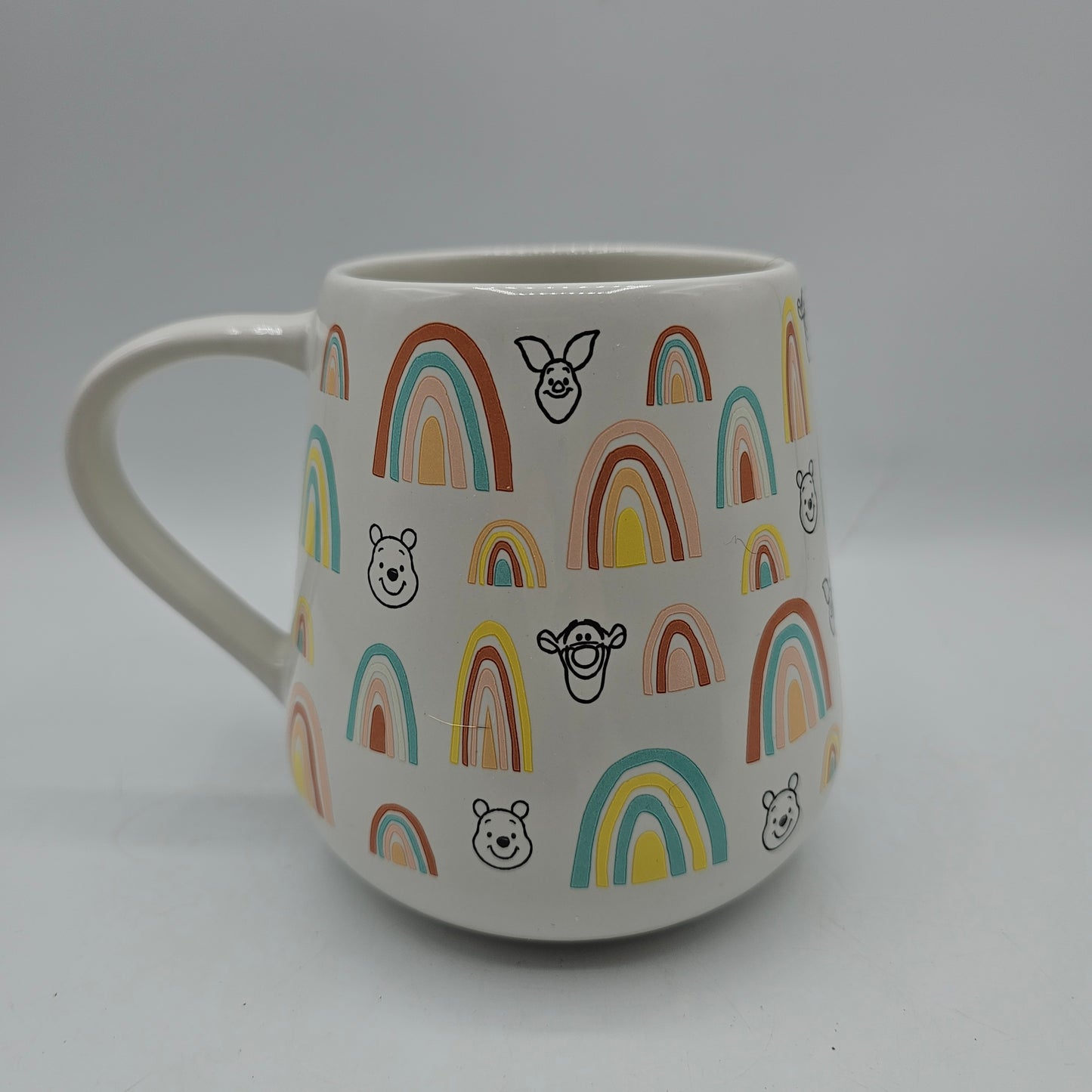 Disney Winnie the Pooh Rainbow Mug with Tigger and Piglet