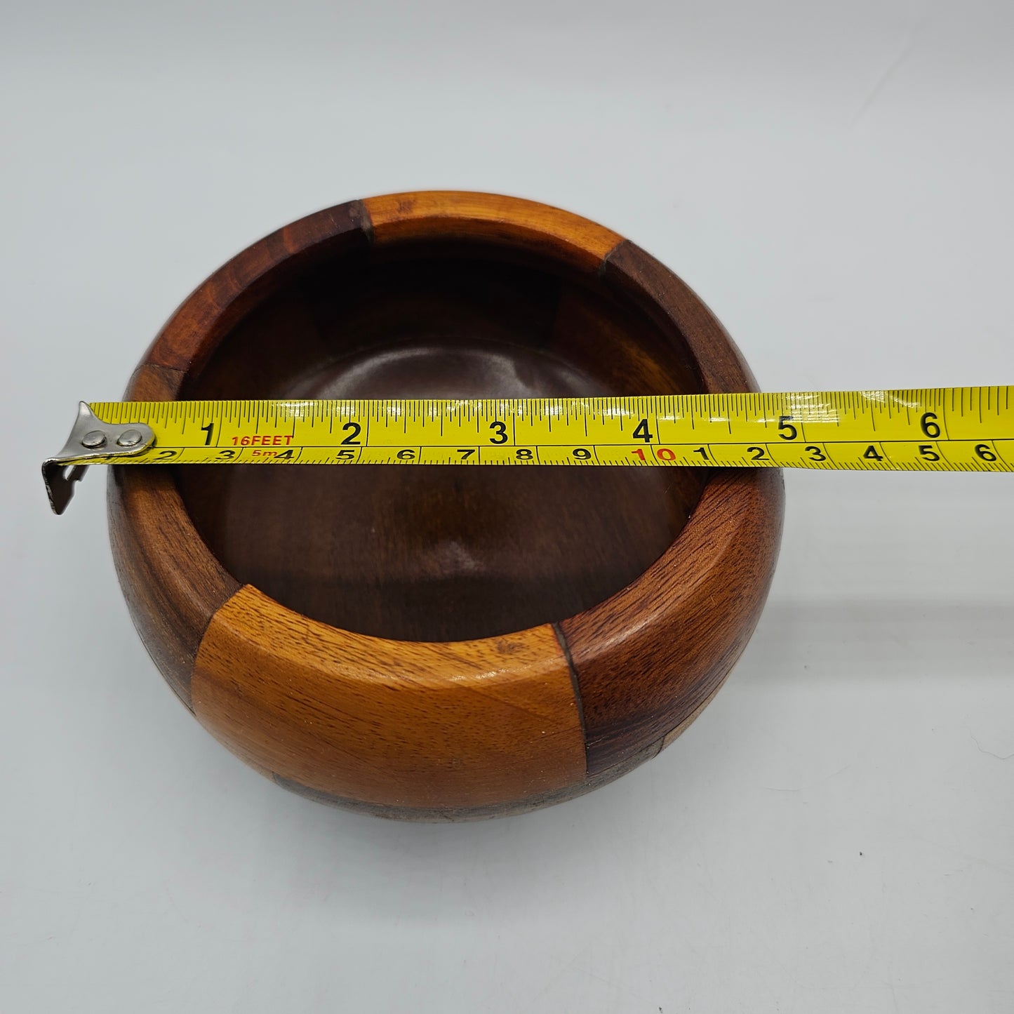 Mosaic Wooden Trinket Bowl or Change Dish