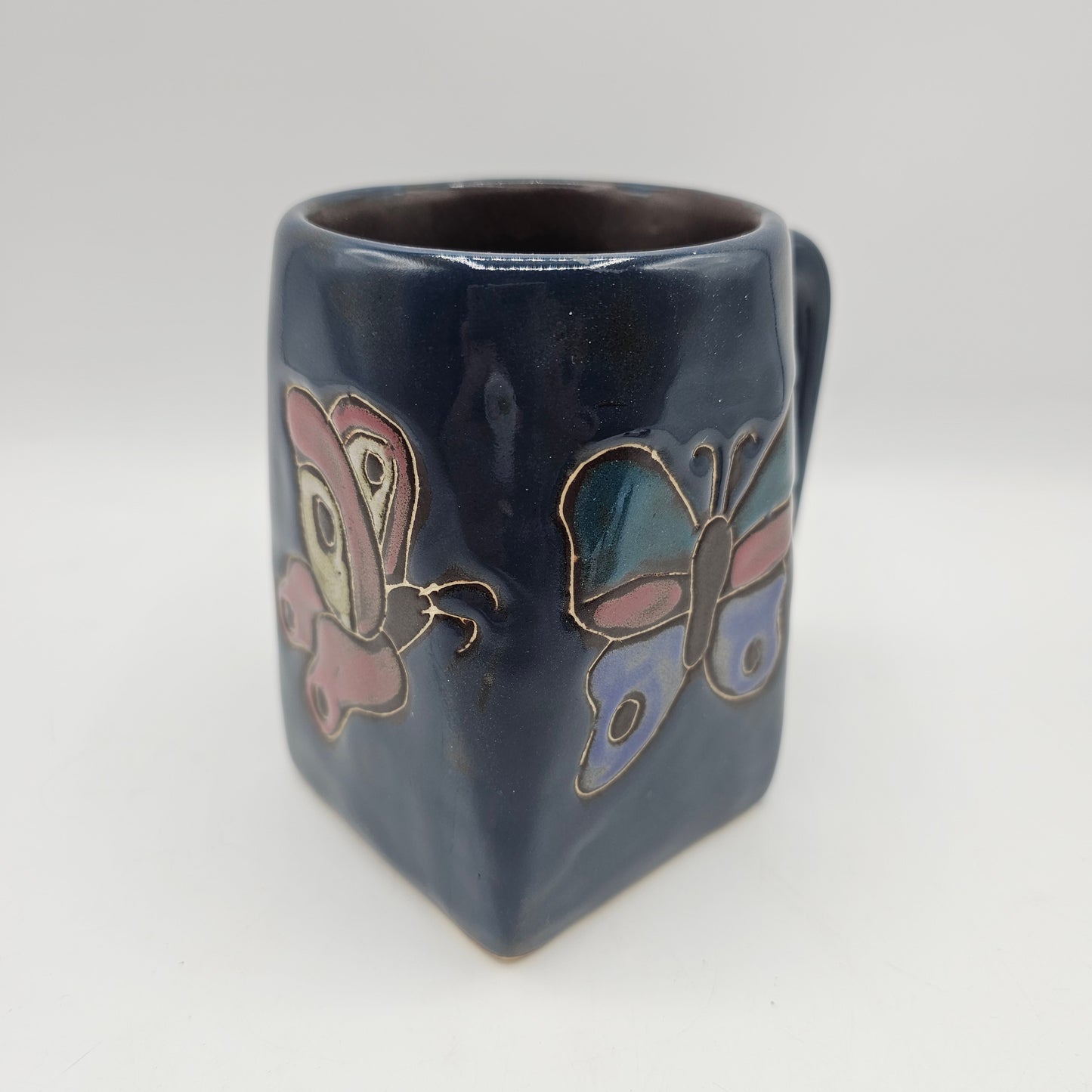 Stoneware /Mexican Pottery Butterfly Mug by Mara