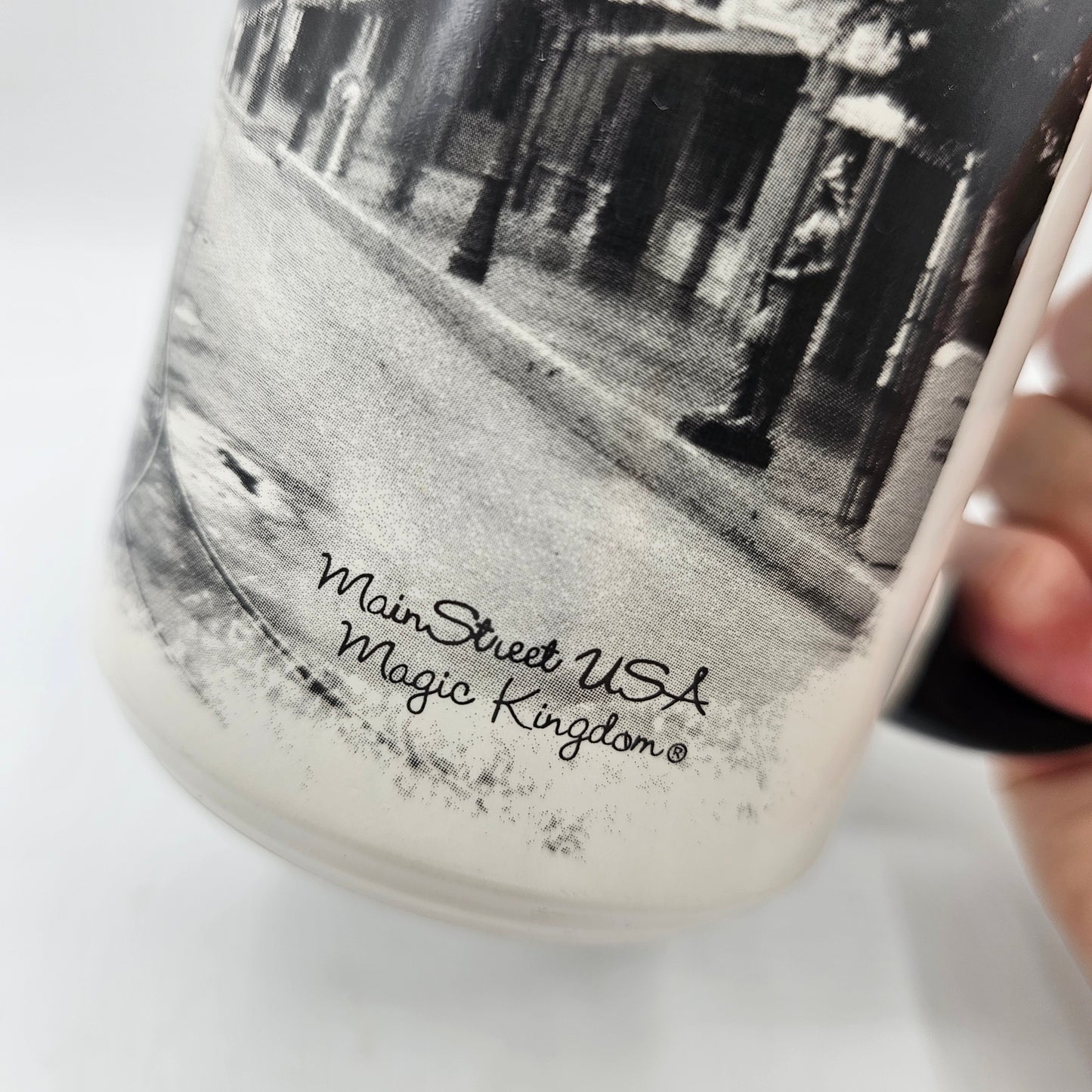 Walt Disney and Mickey Mouse on Main Street Disneyland Mug