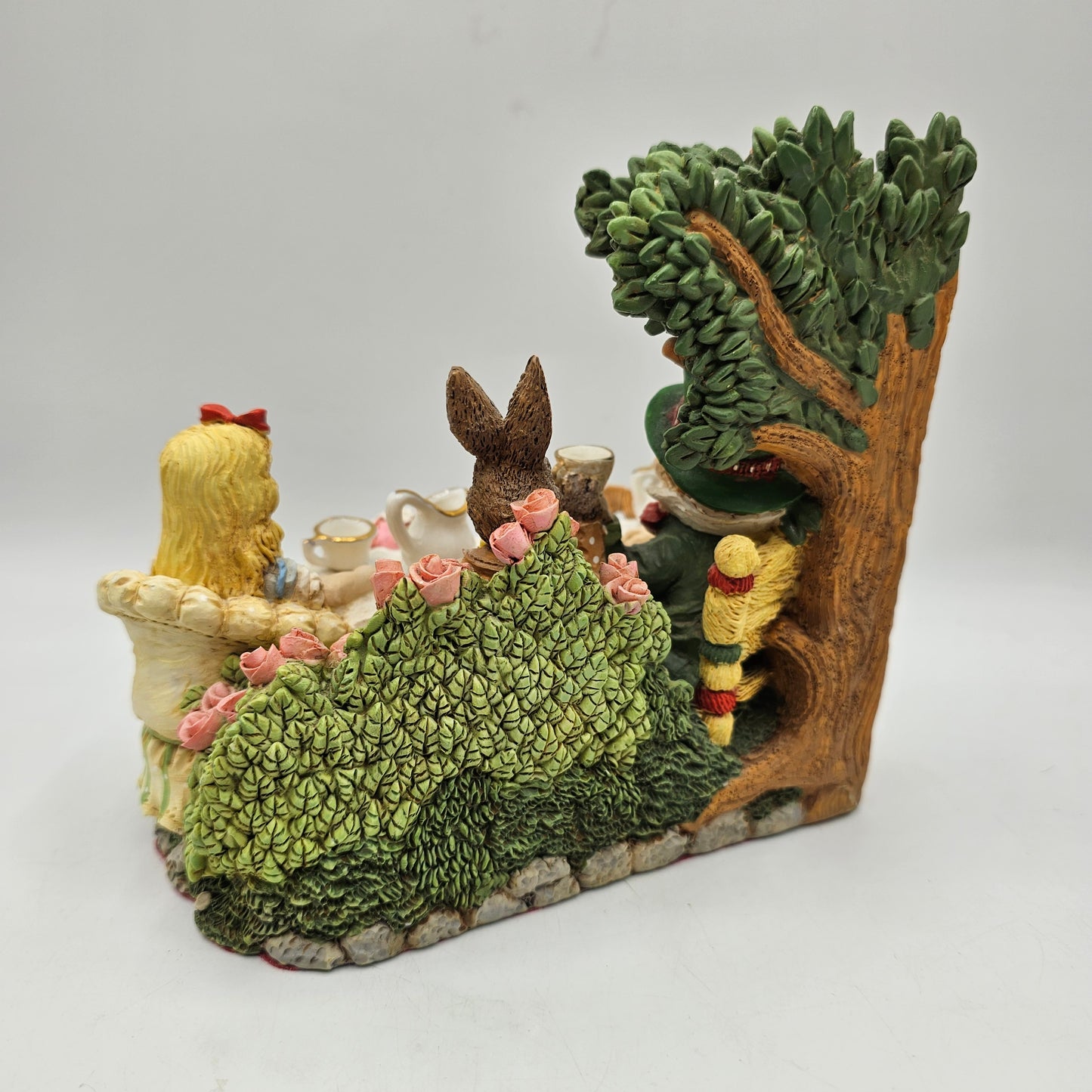 Alice in Wonderland Bookends - The Mad Hatter's Tea Party - Smithsonian Institute, Limited Edition, Signed