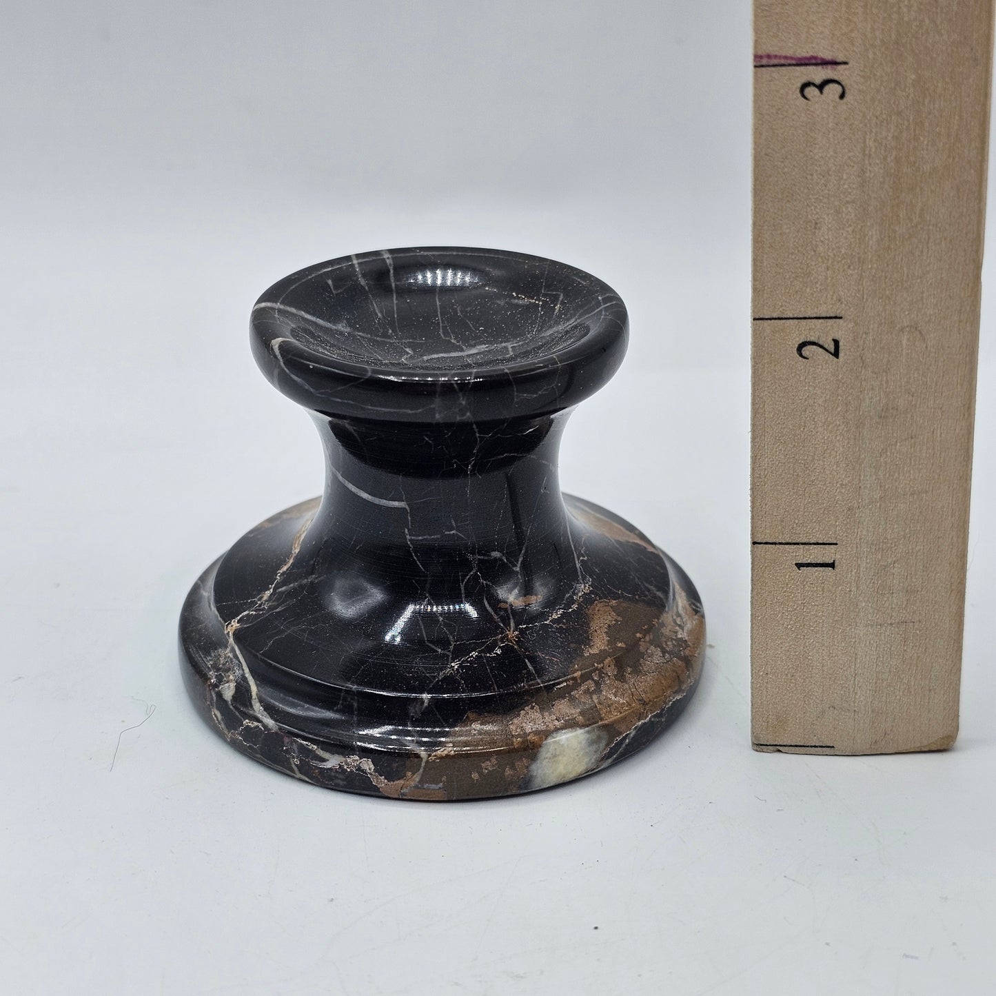 Marble Stone Pedestal Stand or Riser (for Candle or Paperweight, etc)